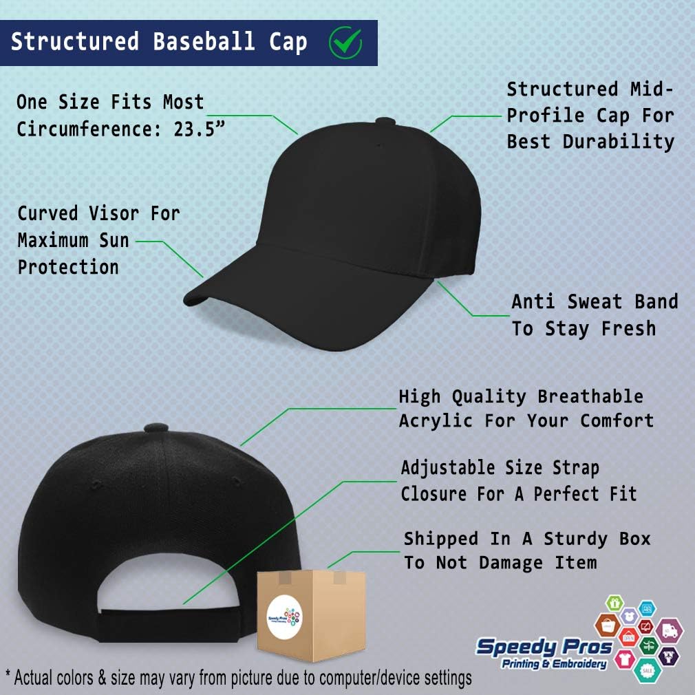 Speedy Pros Baseball Cap with Red Heart Design