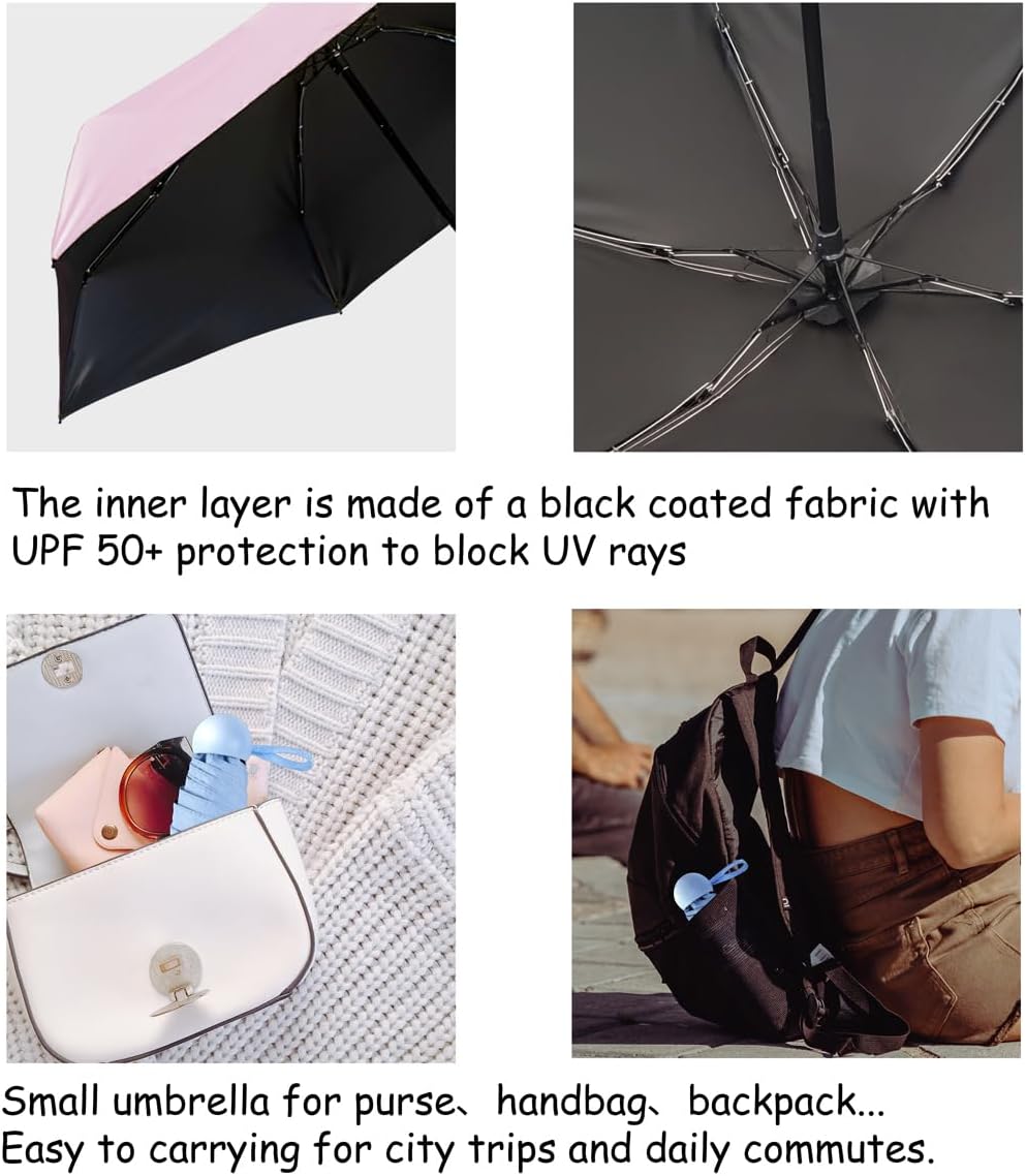 Mini Travel Umbrella with UV Protection