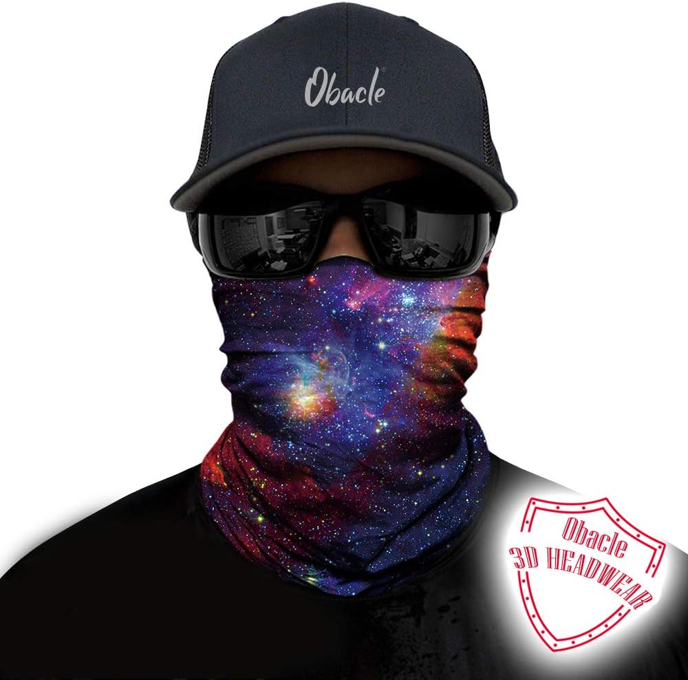 Obacle Seamless Bandana Face Mask for Men Women