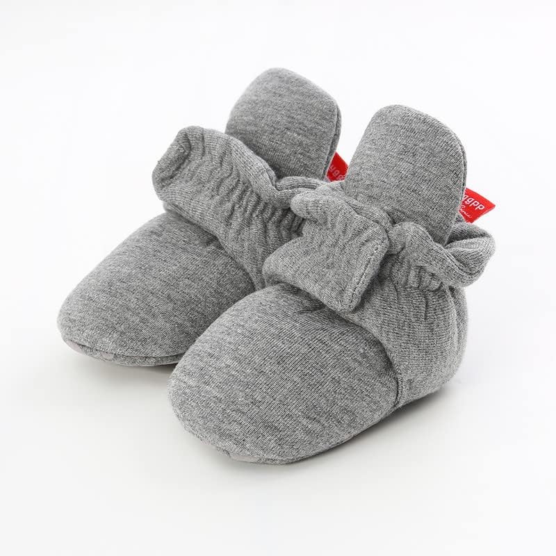 QIETION Soft Fleece Booties for Newborns 0-18 Months
