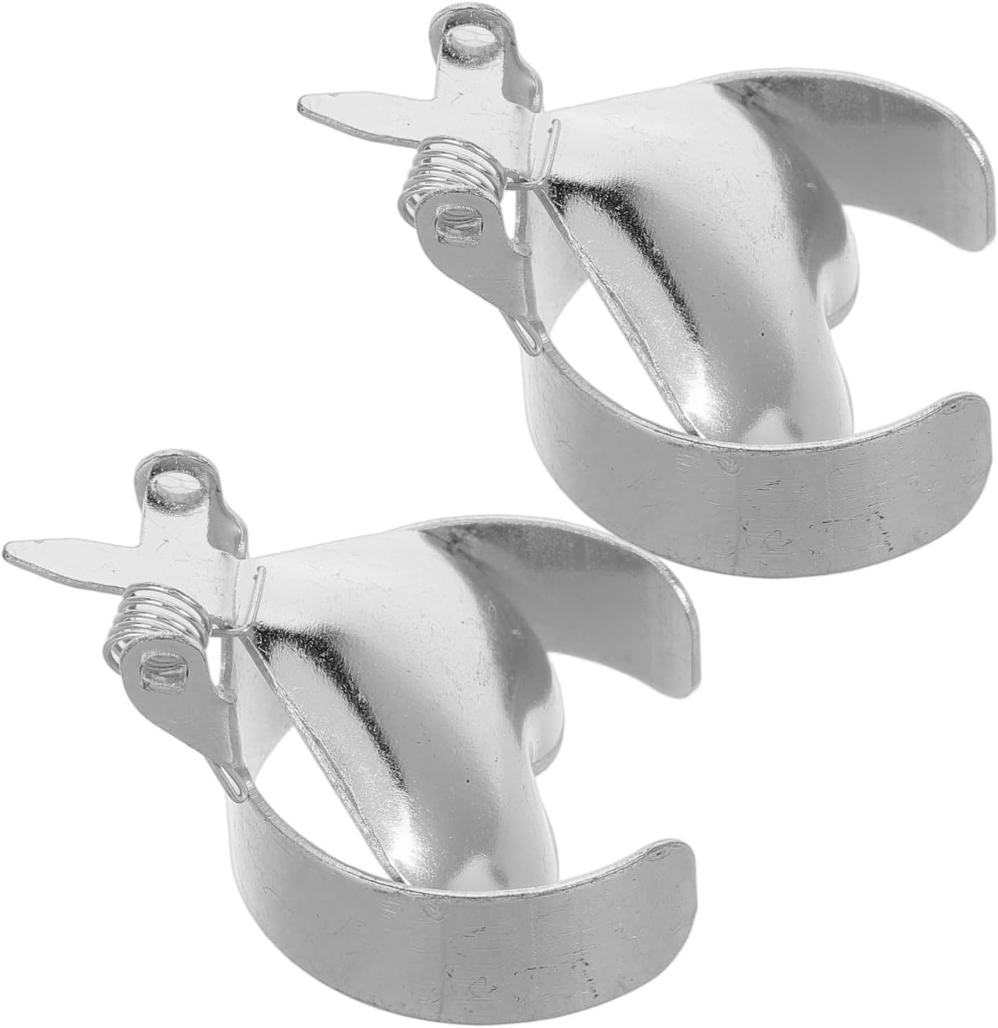 Yardenfun 2Pcs Heart Shaped Metal Candle Snuffer