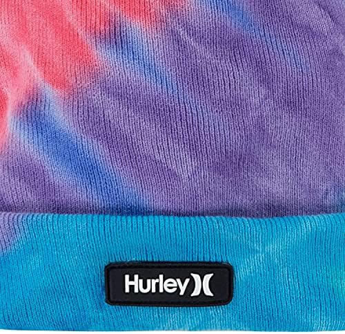 Hurley Kids Beanie with Retro Rainbow Tie Dye