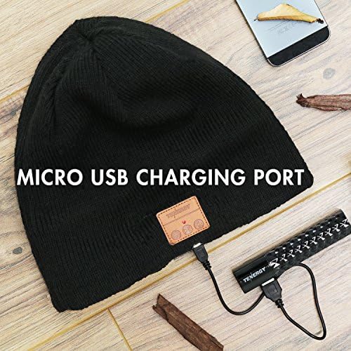 Tenergy Bluetooth Beanie with Speakers and Mic