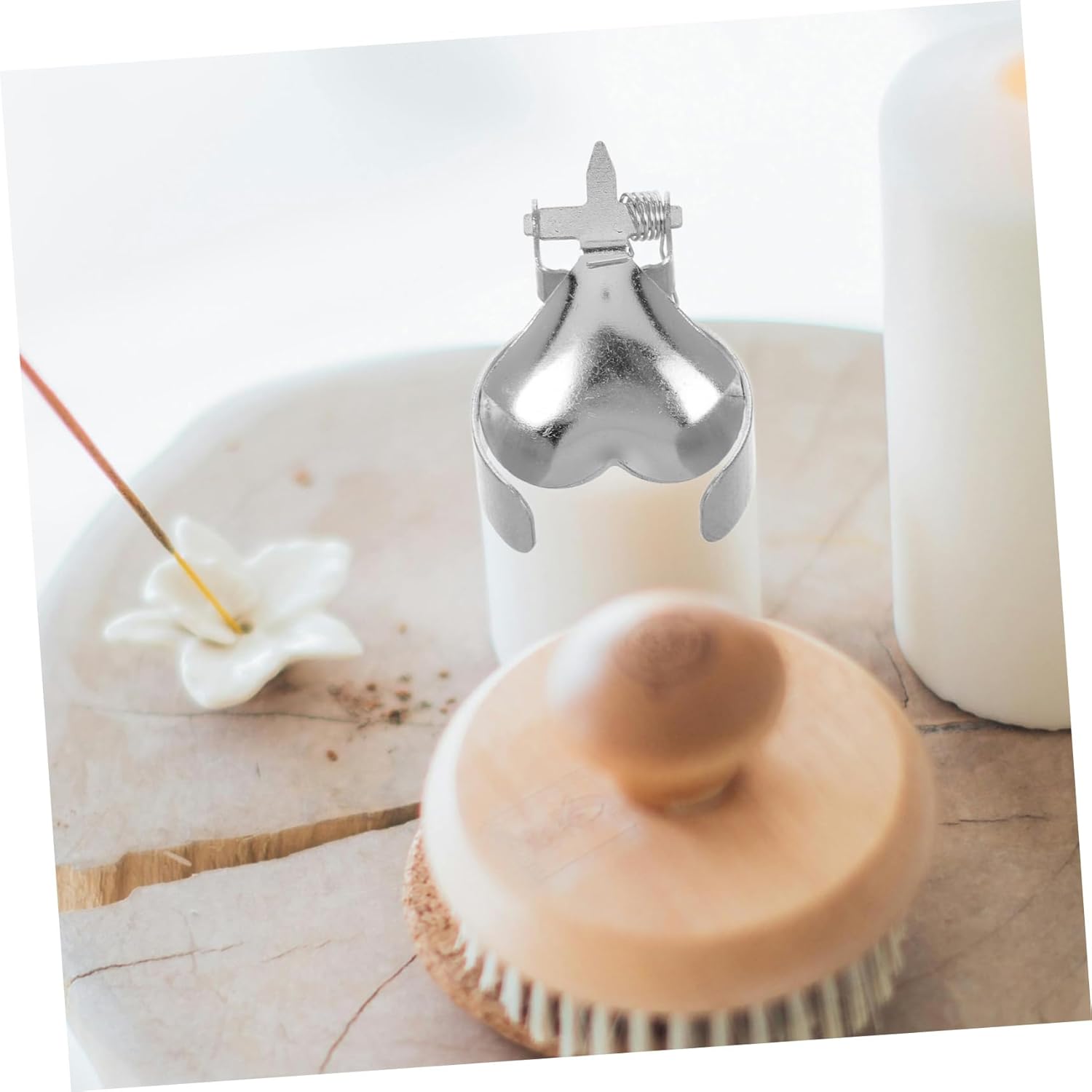 Zerodeko Heart Shaped Candle Snuffer Tool Set