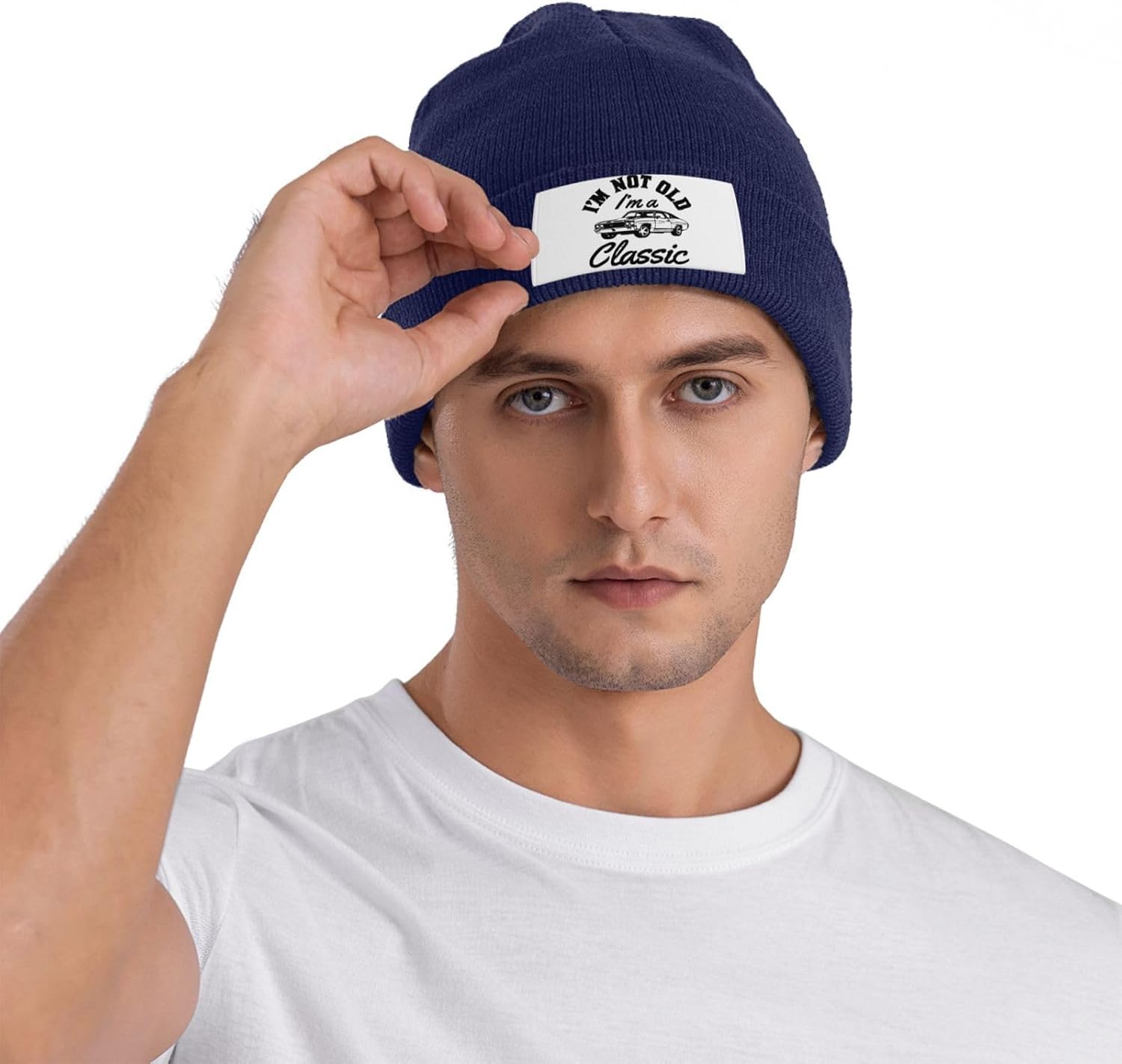 Im Not Old Im Classic 4 Knitted Hat Black Winter Warm Cap