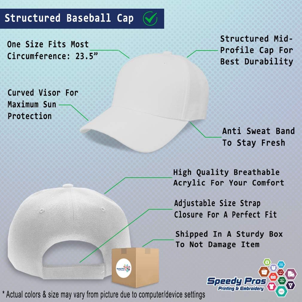 Speedy Pros Baseball Cap with Red Heart Design 1