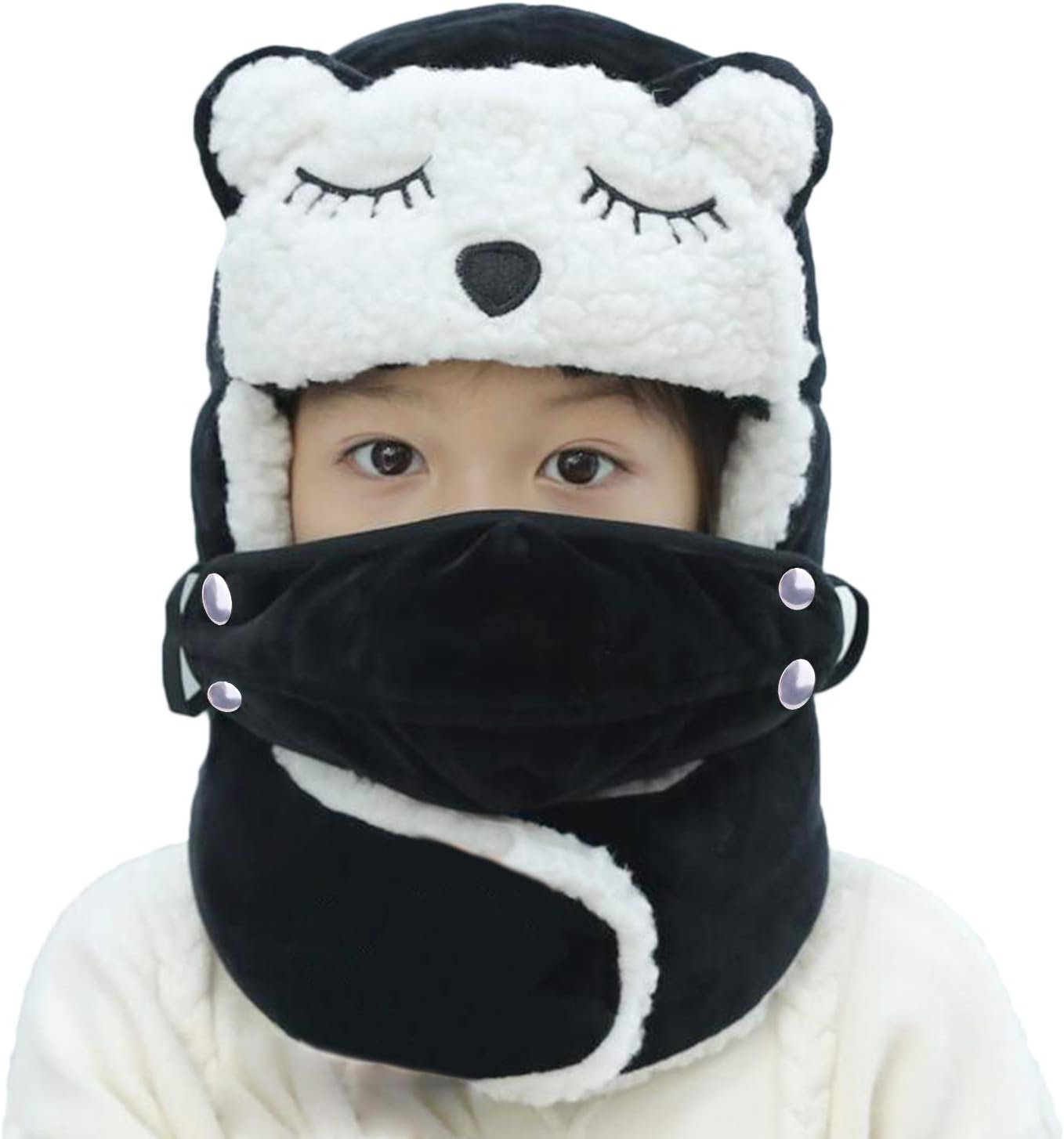 Greenery-GRE Cartoon Winter Ski Cap for Kids