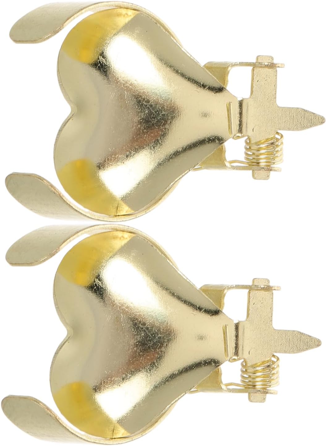 Alipis 2Pcs Heart Shaped Metal Candle Snuffer Reusable
