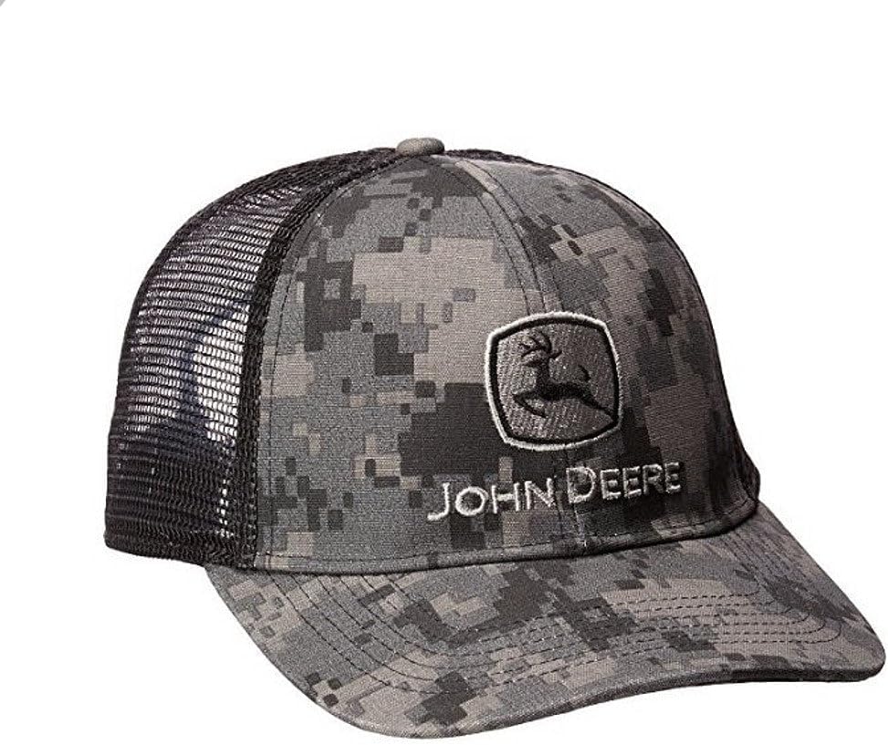 John Deere Mens Digital Camo and Mesh Cap