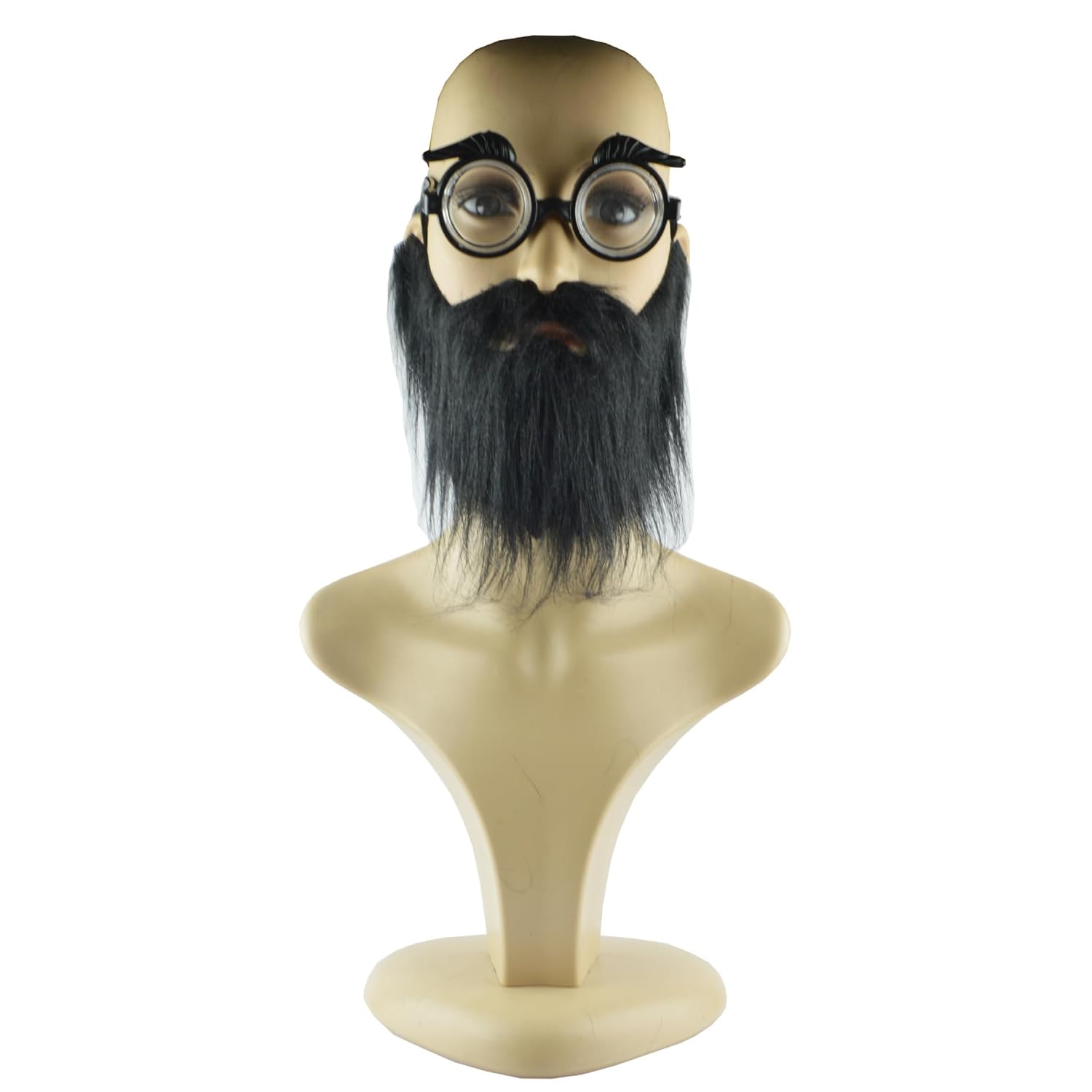 Veloshine Adjustable Brown Beard and Mustache Set