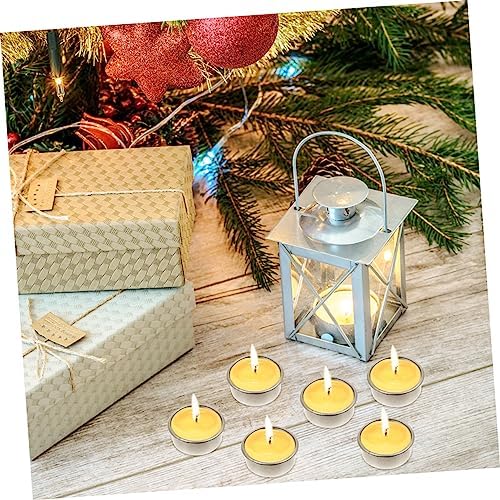 BUGUUYO 24pcs Silver Rimmed Iron Candle Holders