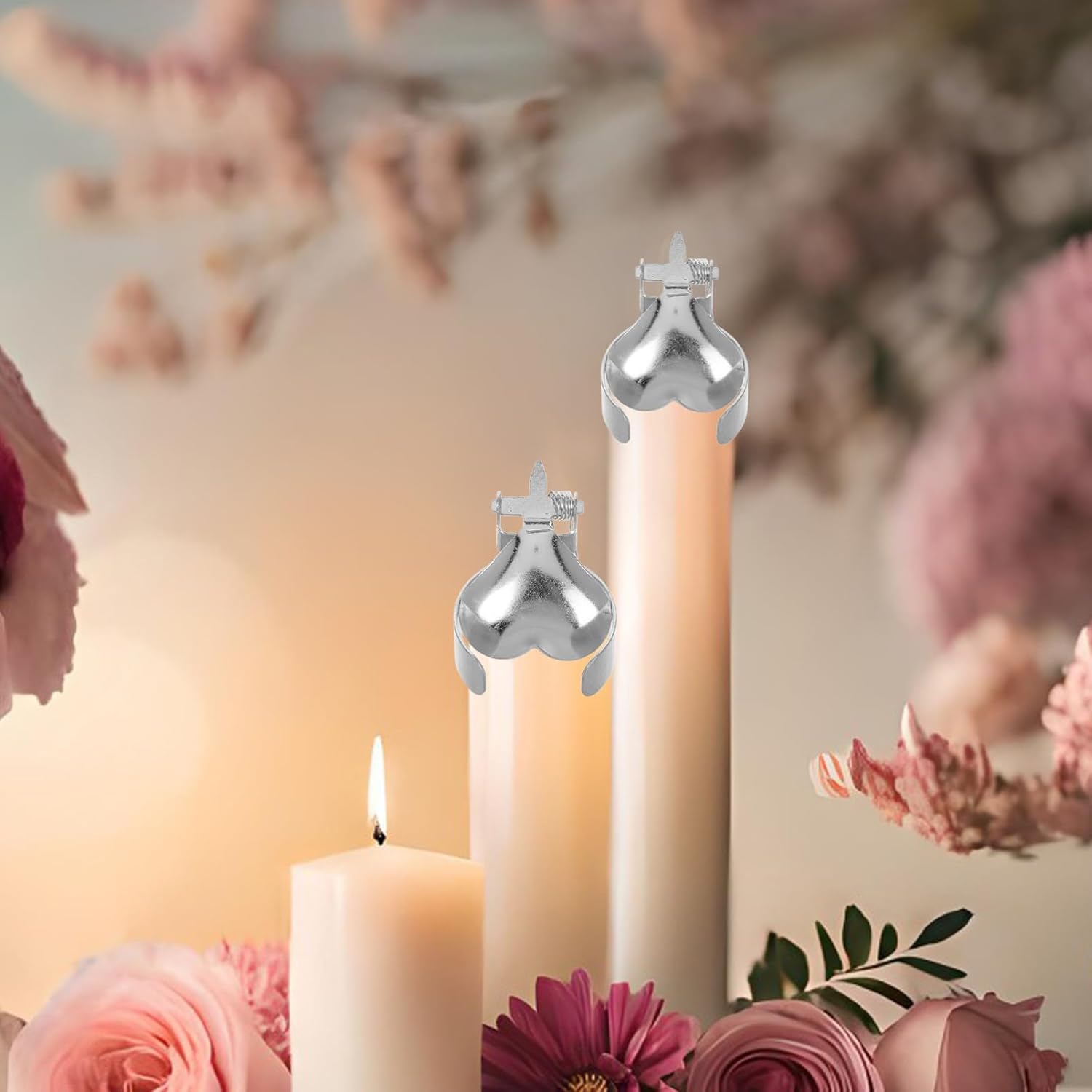 Cabilock Heart Shape Candle Snuffer Extinguisher