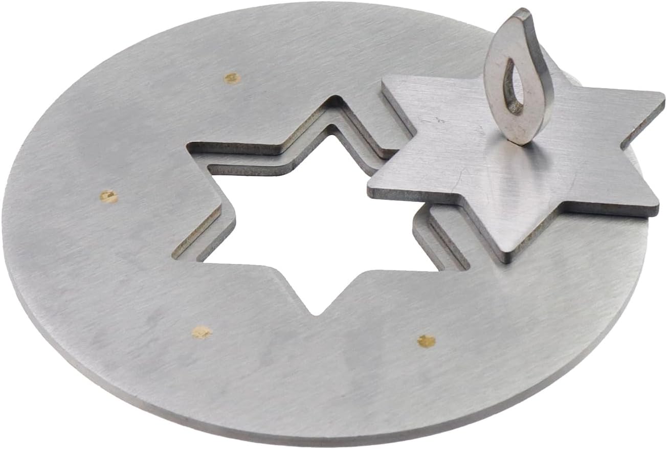 Coshar Metal Candle Topper for Jar Candles