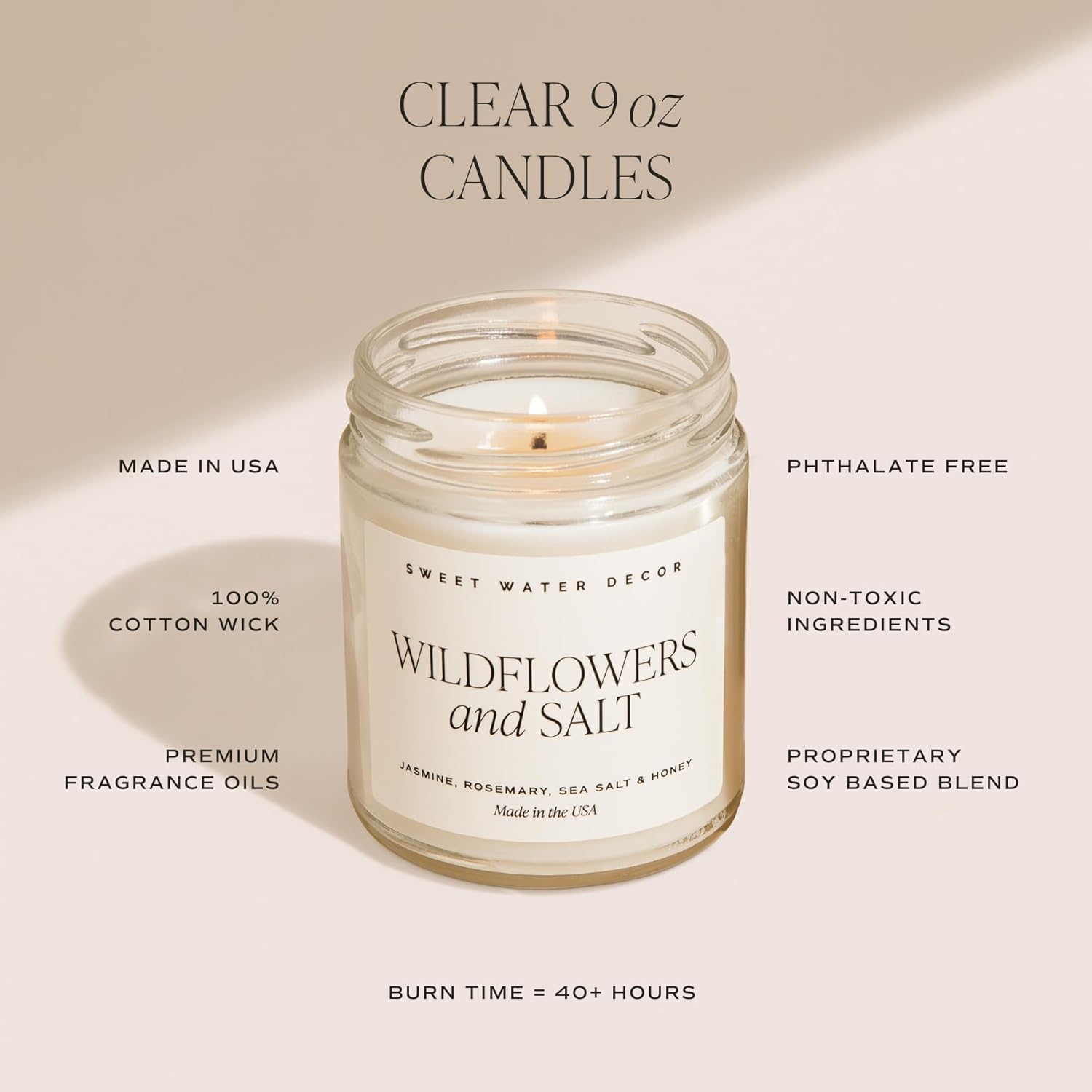 Sweet Water Decor Pine Scented Soy Candle 9oz