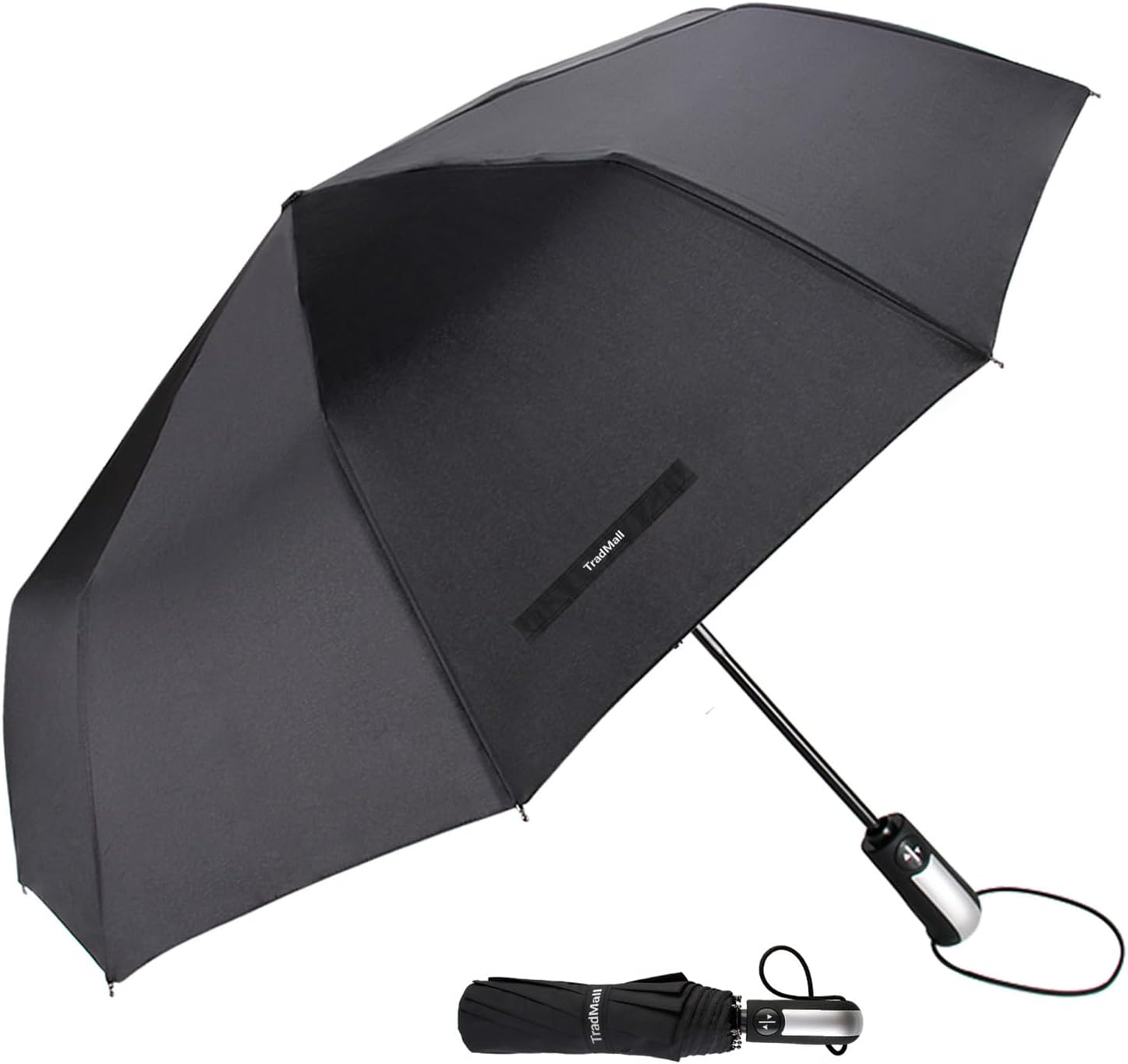 TradMall Windproof Travel Umbrella with 46 Inches Canopy