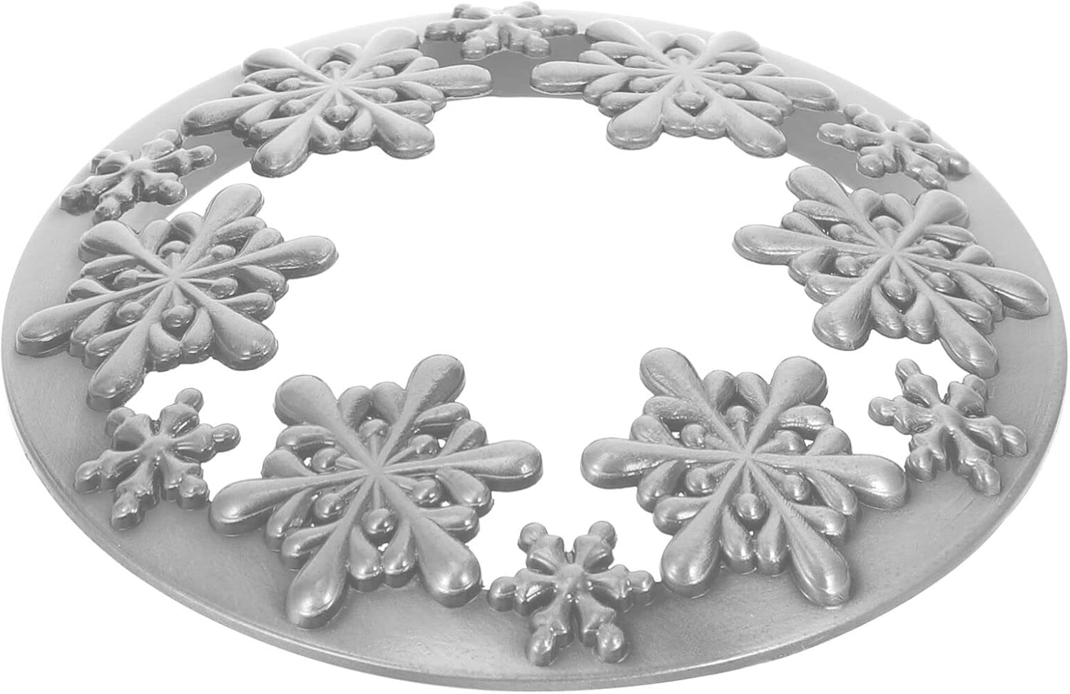 Luxshiny Snowflake Candle Cover with Lid
