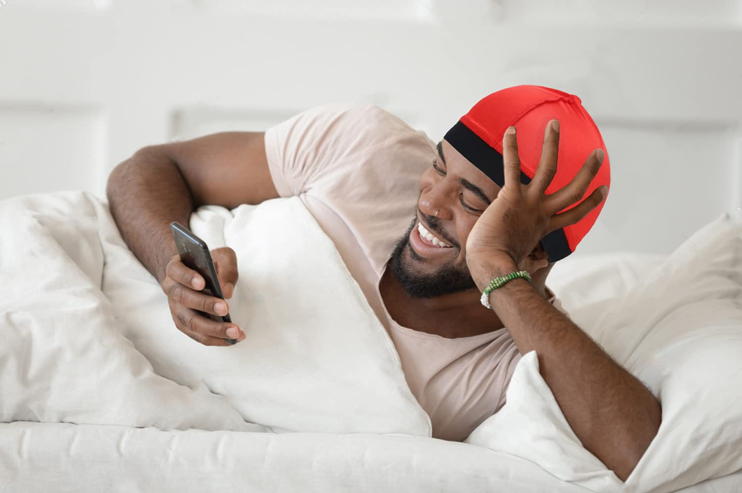 2PCS Silky Wave Cap for Men - Breathable Durable