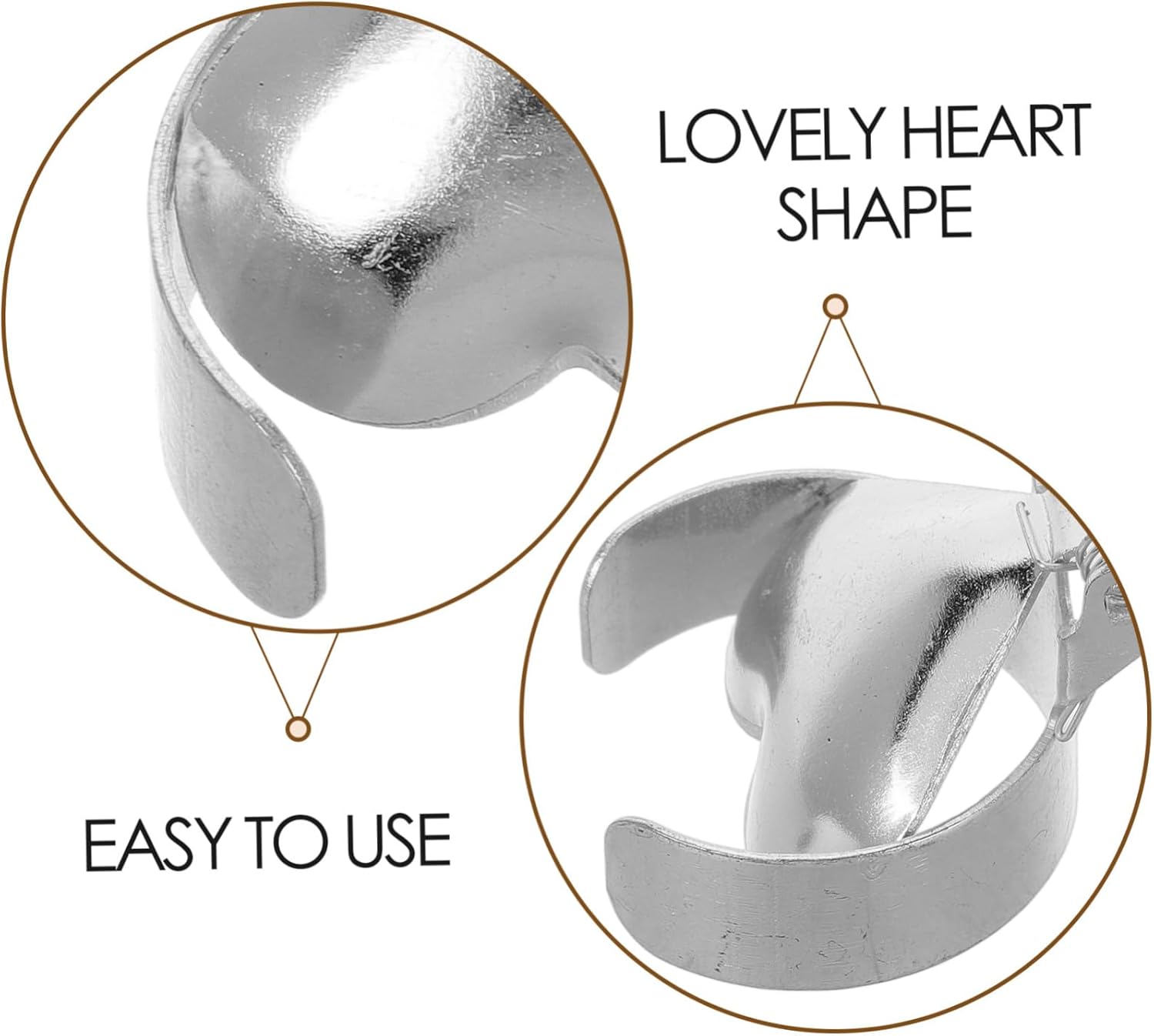 EPIGEIST Heart Shape Metal Candle Snuffer Tool