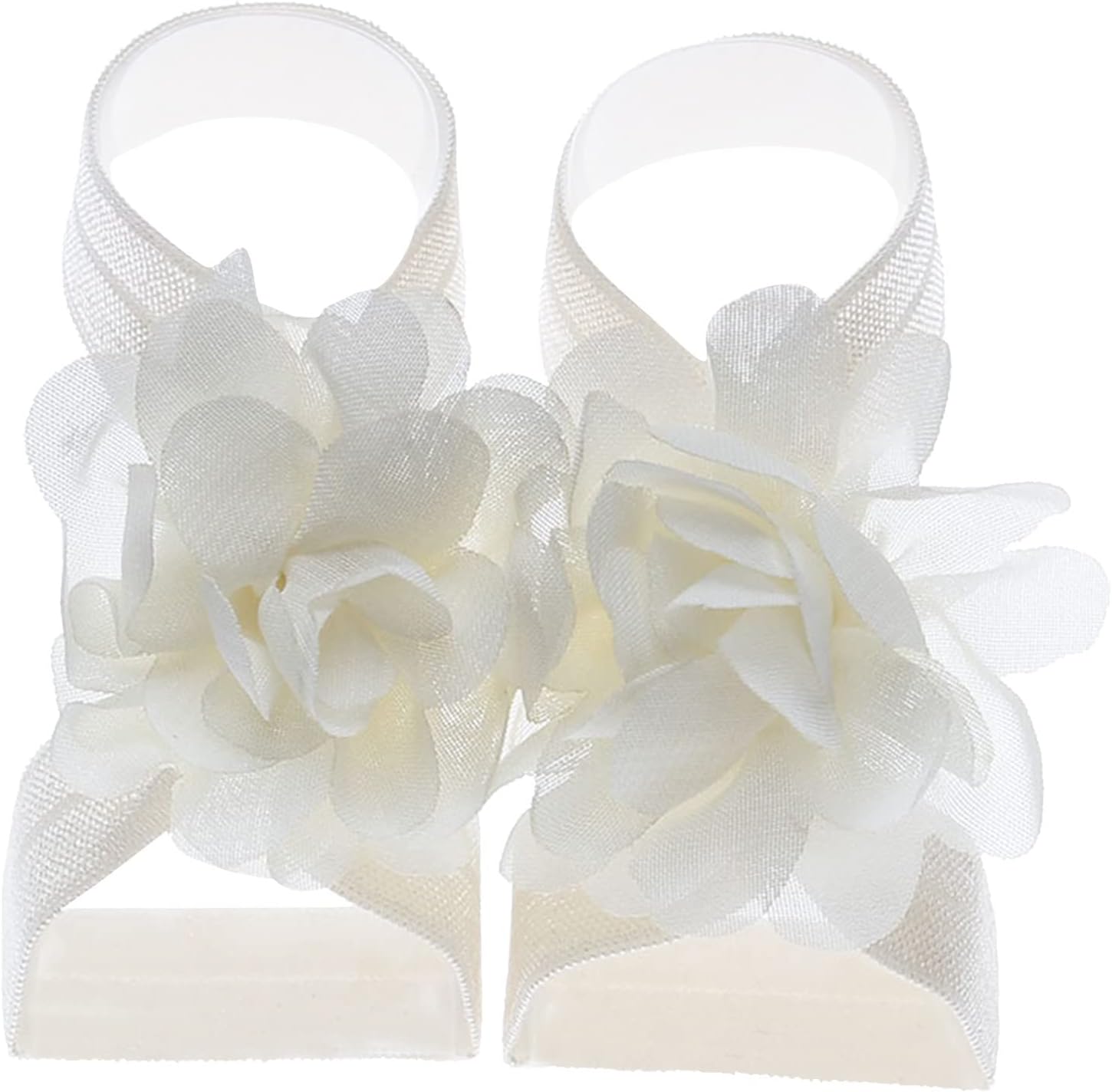 Flower Barefoot Sandals for Baby Girls 0-3 Months