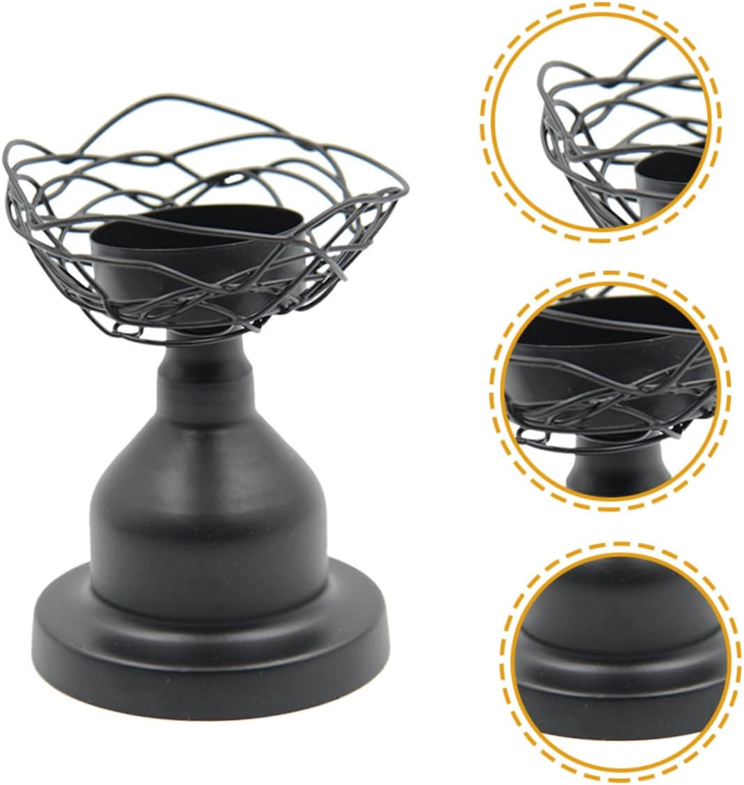 PRETYZOOM Bird Nest Candle Holder Tealight Stand