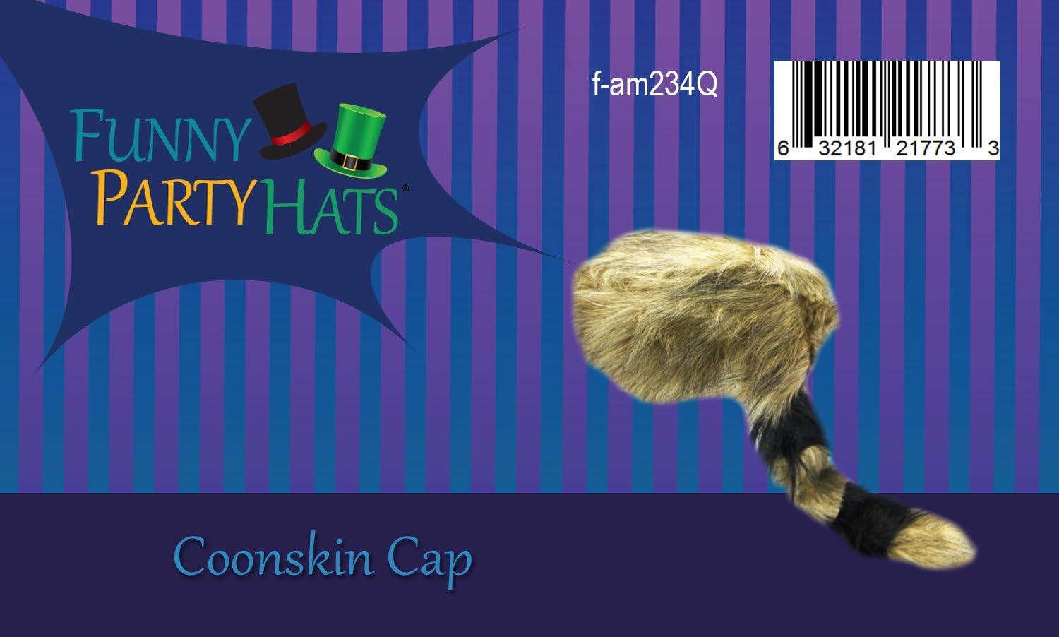 Funny Party Hats Coonskin Cap for Men