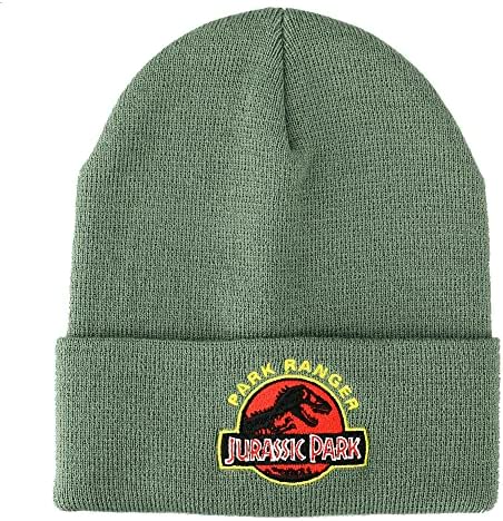 Bioworld Jurassic Park Ranger Logo Cuff Beanie