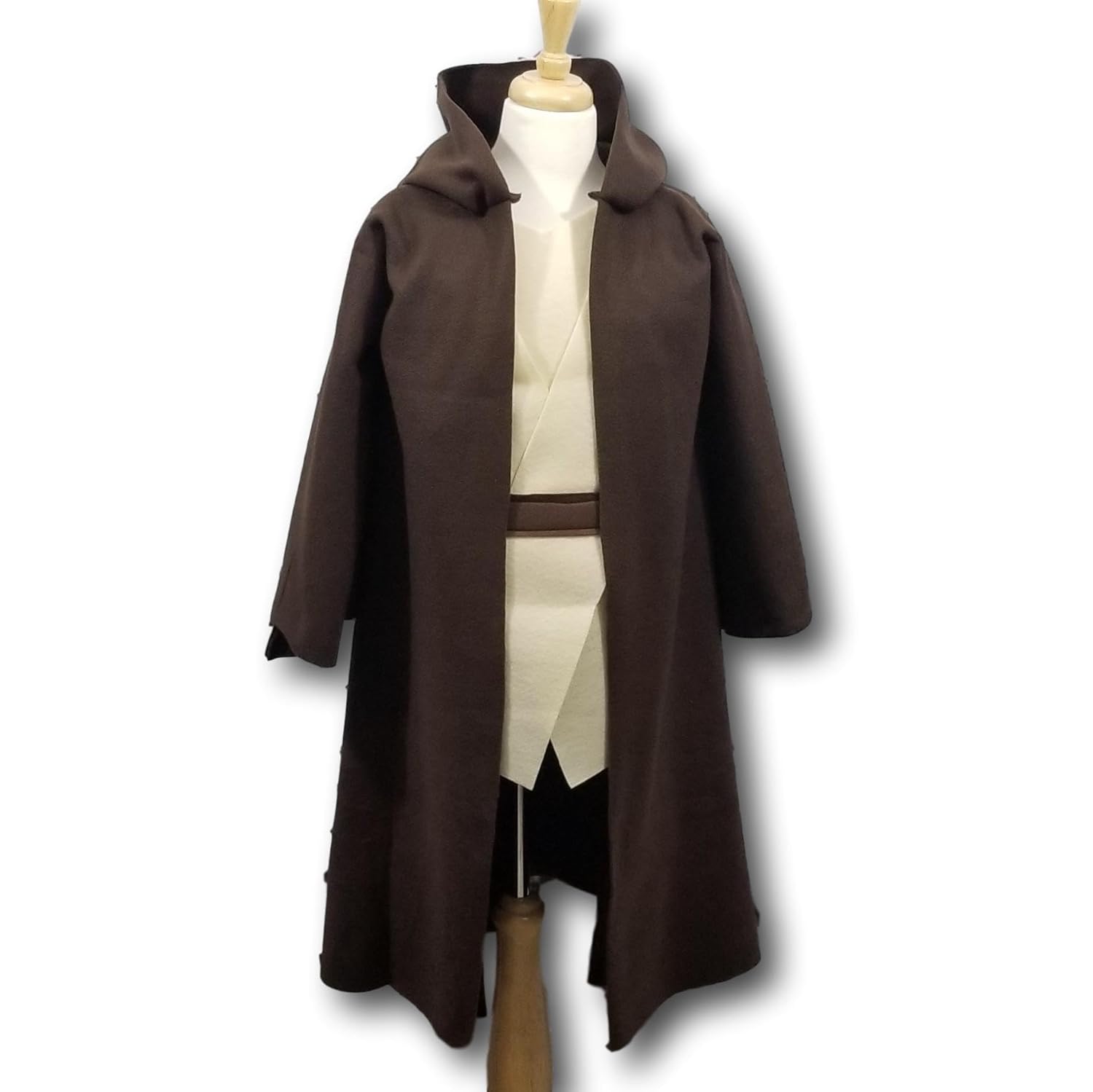 Deluxe Galaxy Wars Brown Hooded Robe Costume Set