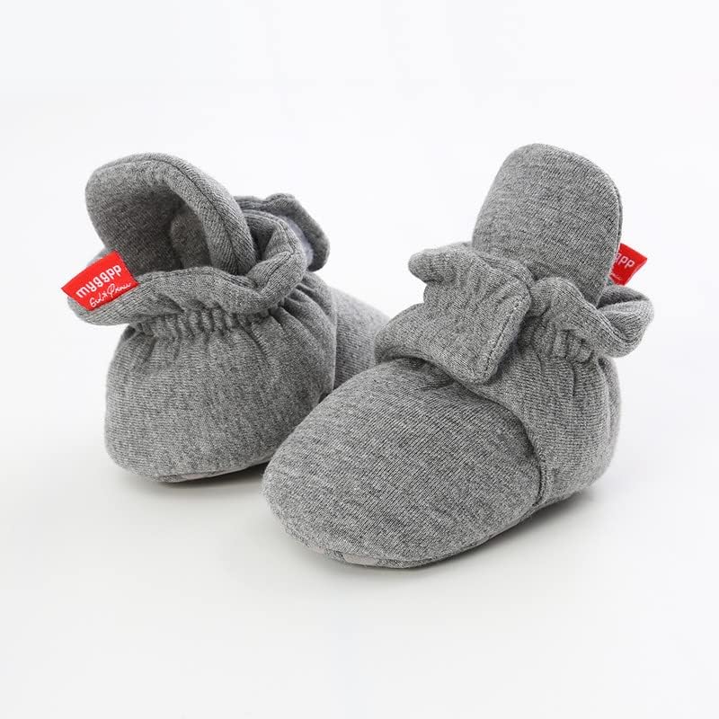 QIETION Soft Fleece Booties for Newborns 0-18 Months