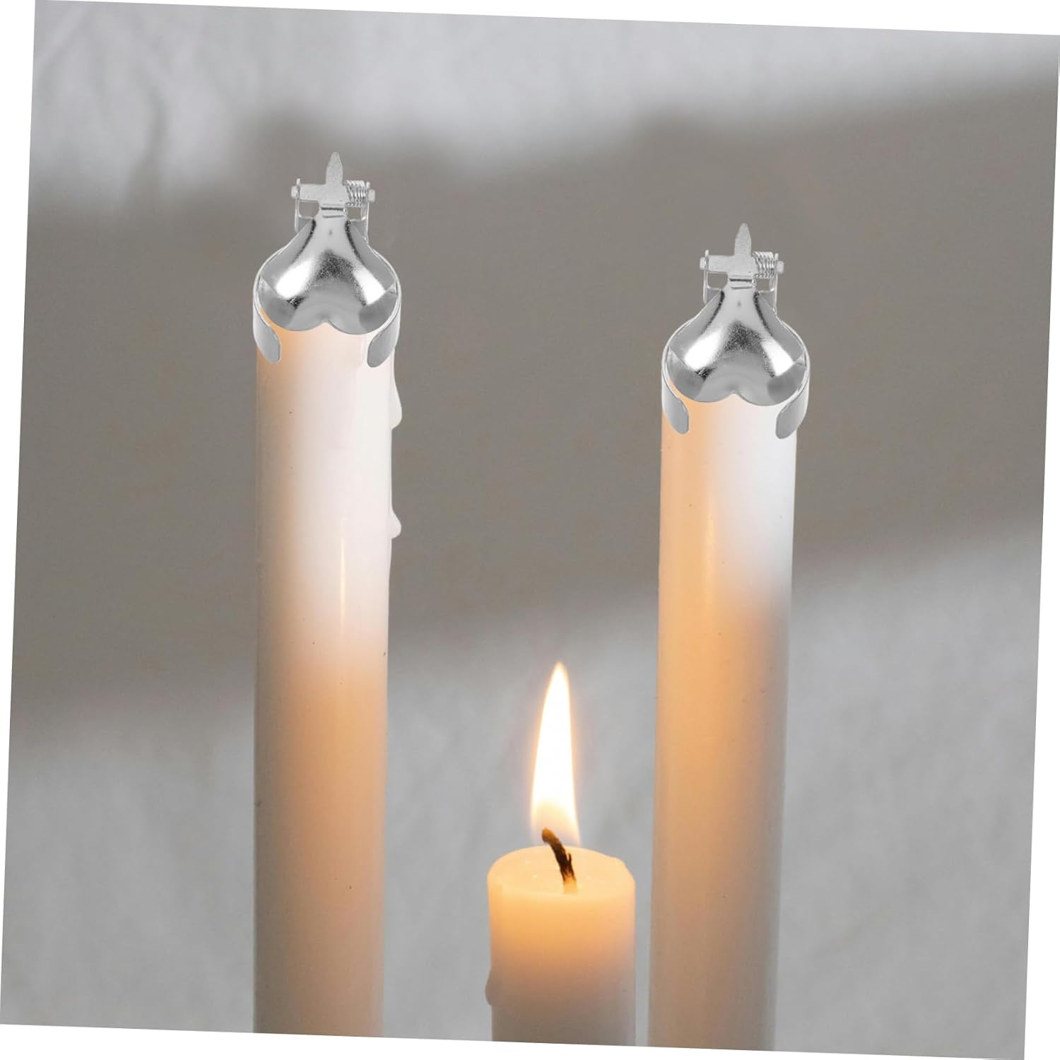Zerodeko Heart Shaped Candle Snuffer Tool Set