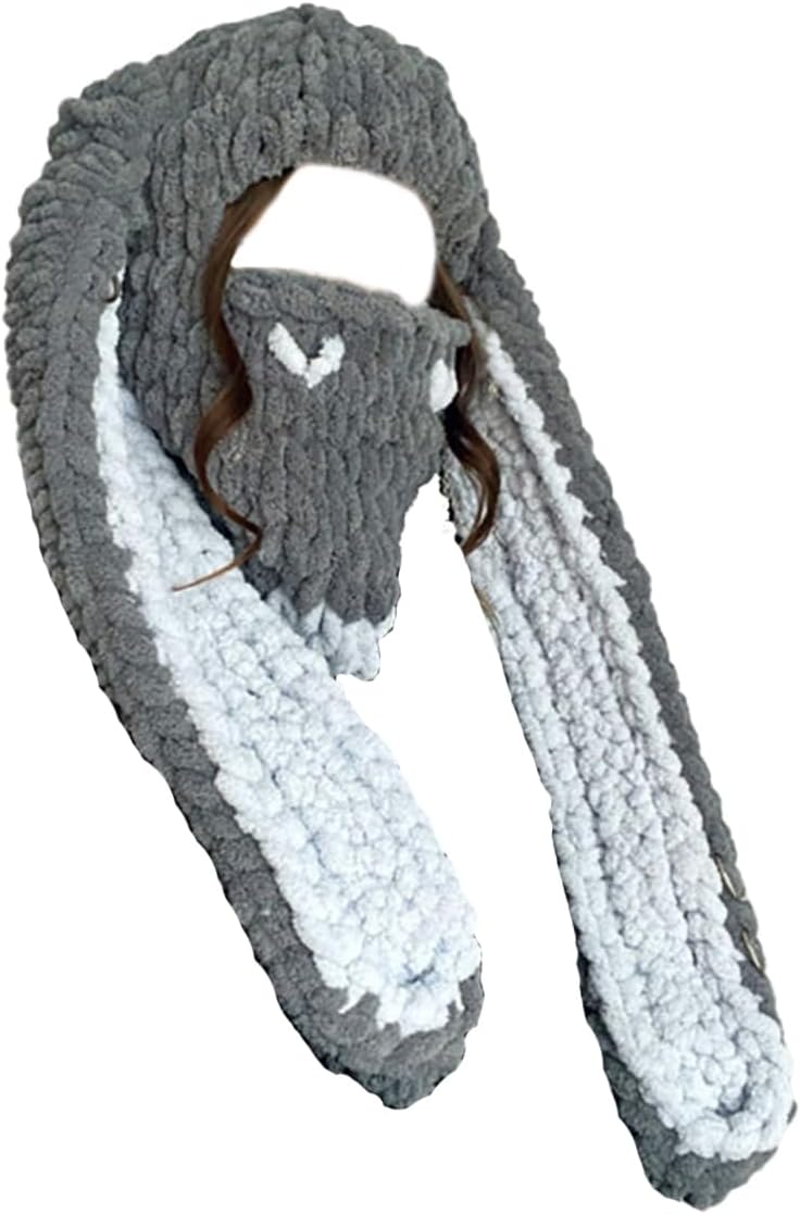 Avilego Y2K Knit Balaclava Face Mask for Women Men