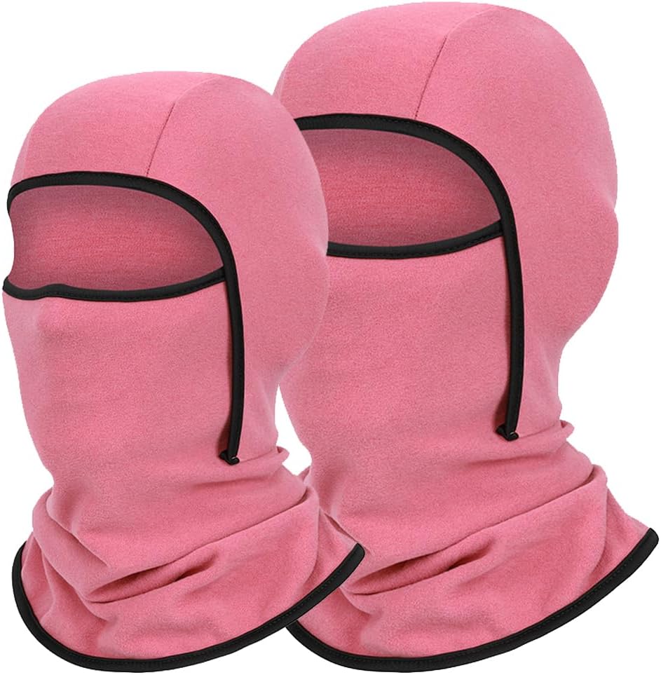 2 Pieces Parent-Child Ski Masks Fleece Headgear 1