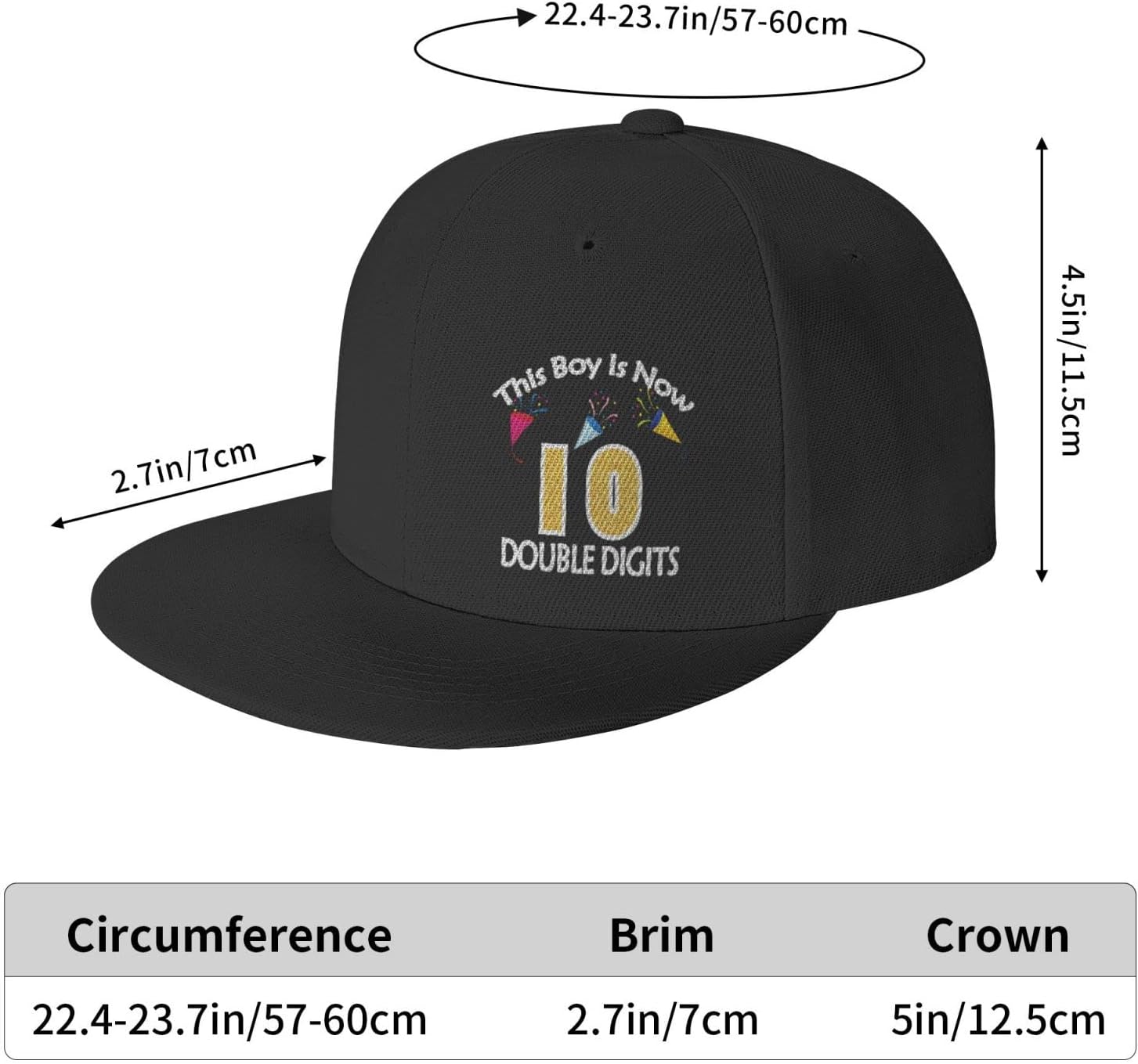 DARLEKS Adjustable Snapback Hat for Men Women 1