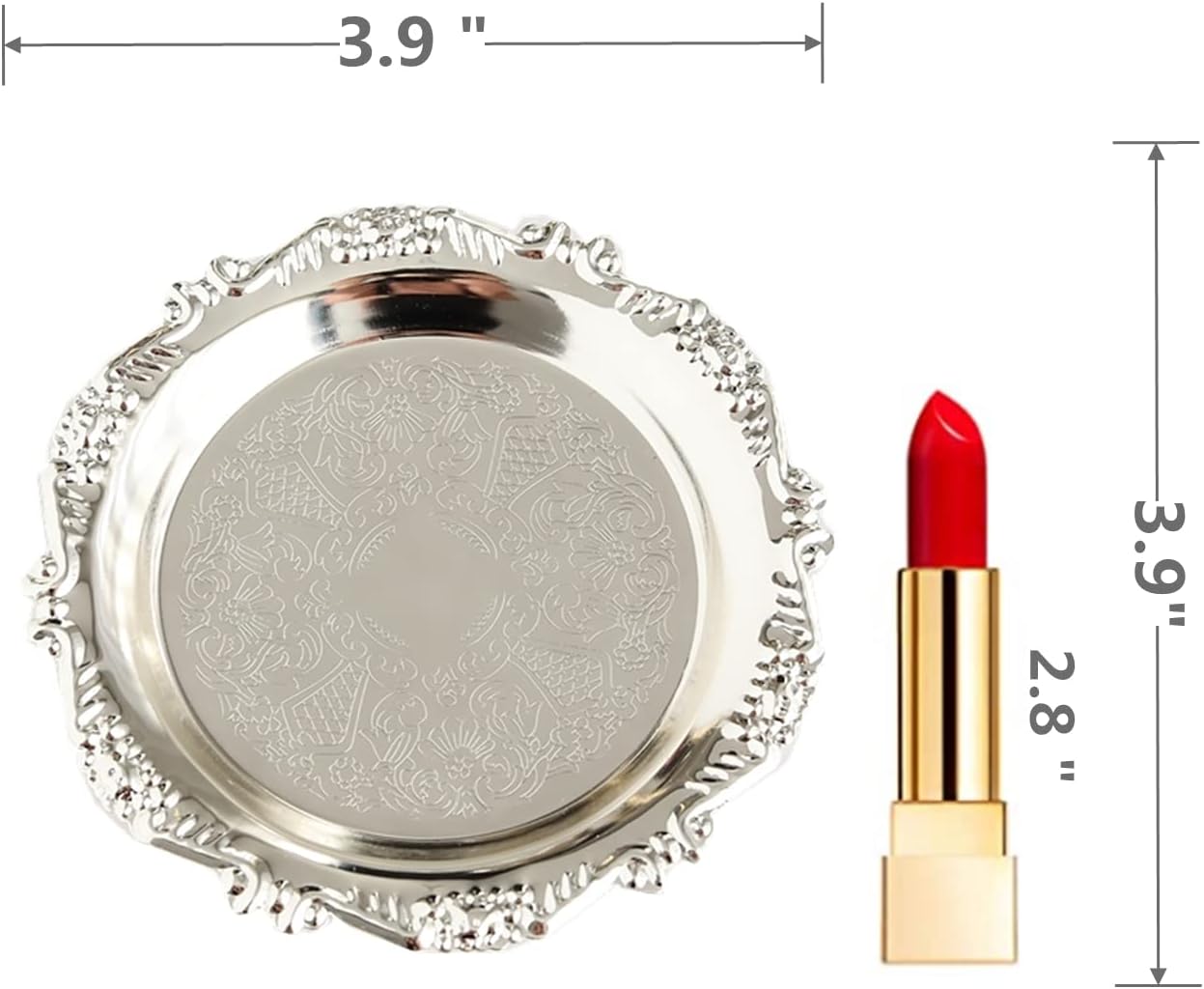 Leewe Round Storage Tray Jewelry Holder Organizer 1