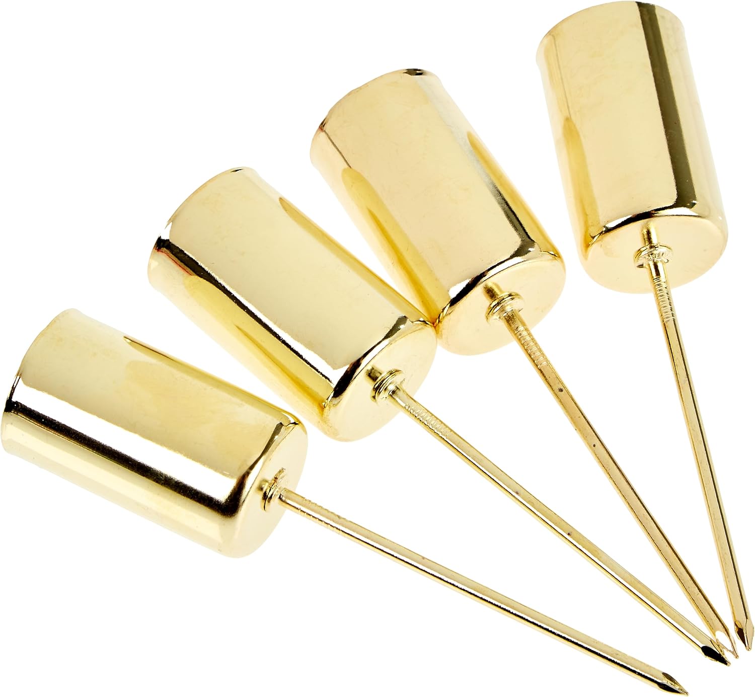 Riffelmacher 10860 Gold Metal Taper Candle Holder Pack of 4