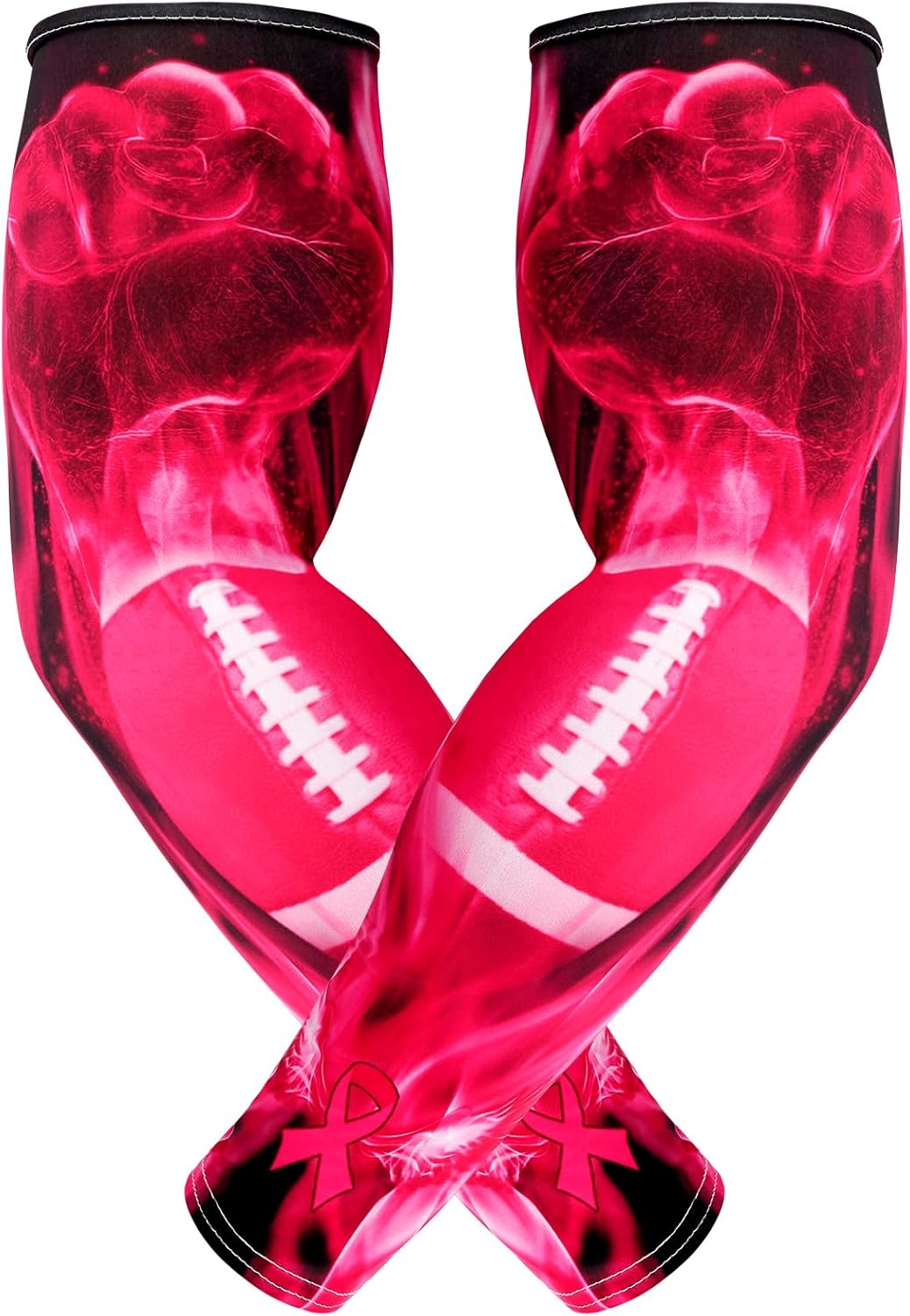SNOWSTAR Breast Cancer Awareness Arm Sleeve with Pink Ribbon