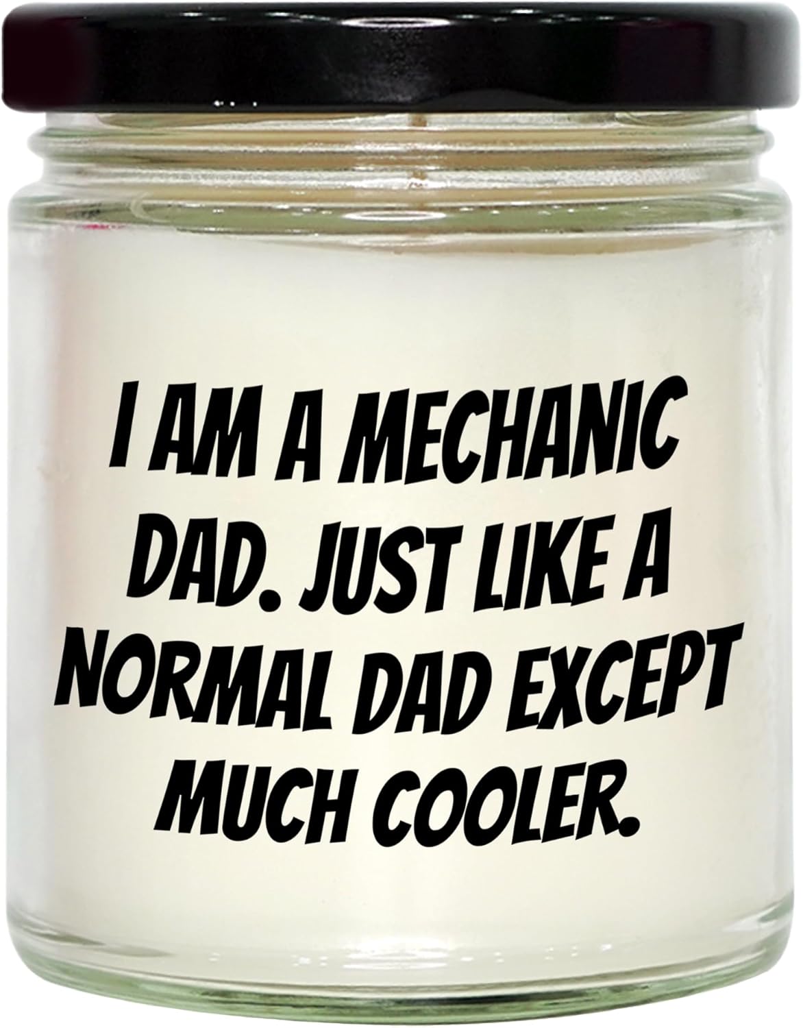 Funny Mechanic Dad Candle 9oz Vanilla Soy 1