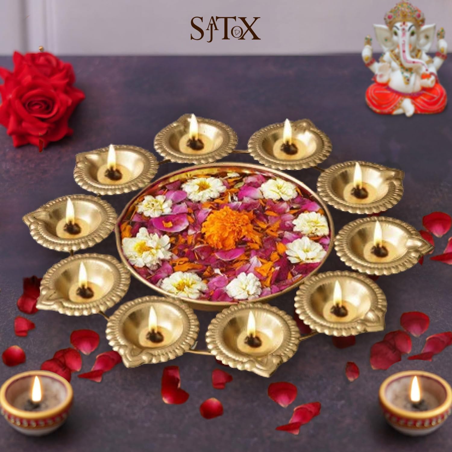 SAJTOX Decorative Urli Bowl 122 Inches 1