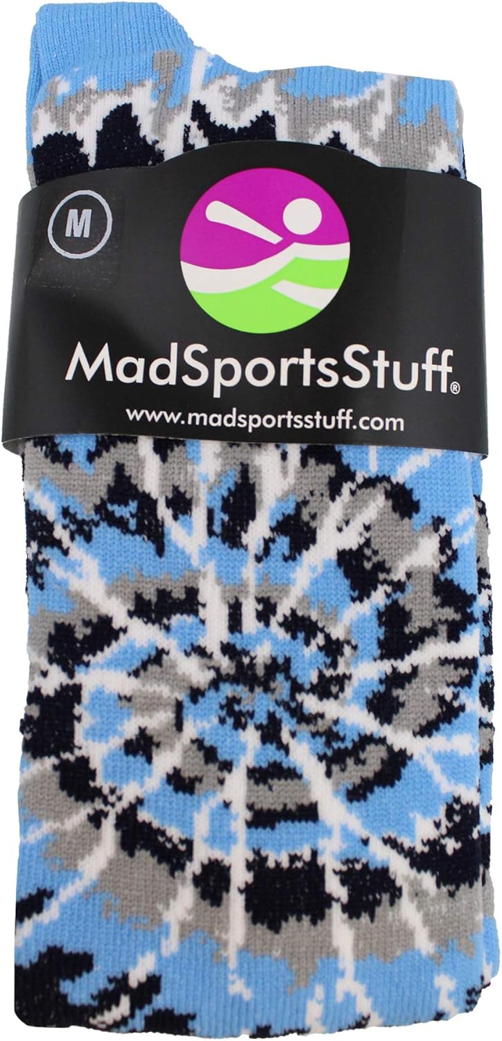 MadSportsStuff Tie Dye Socks for Sports