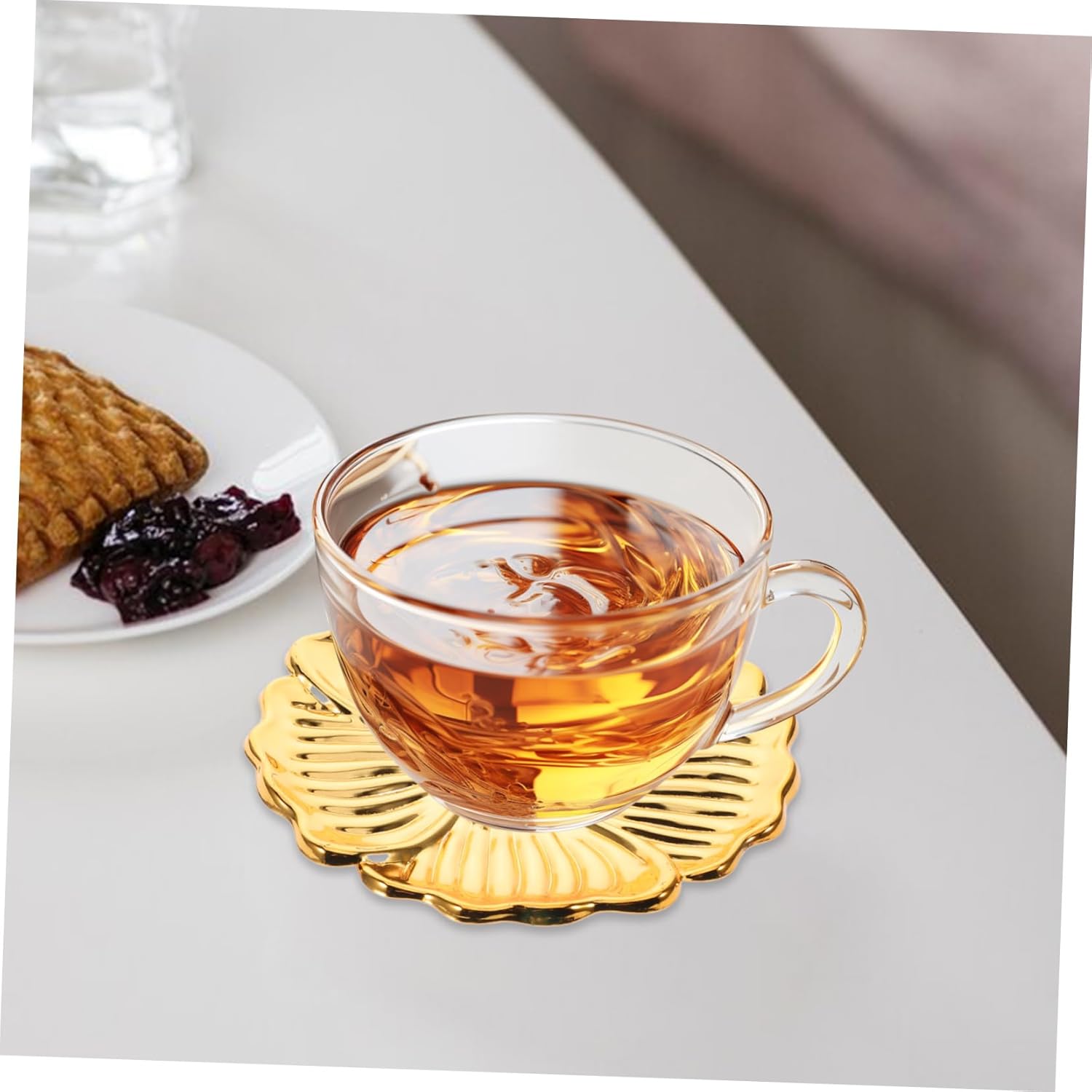 ERINGOGO Modern Decorative Iron Tray for Jewelry and Candy