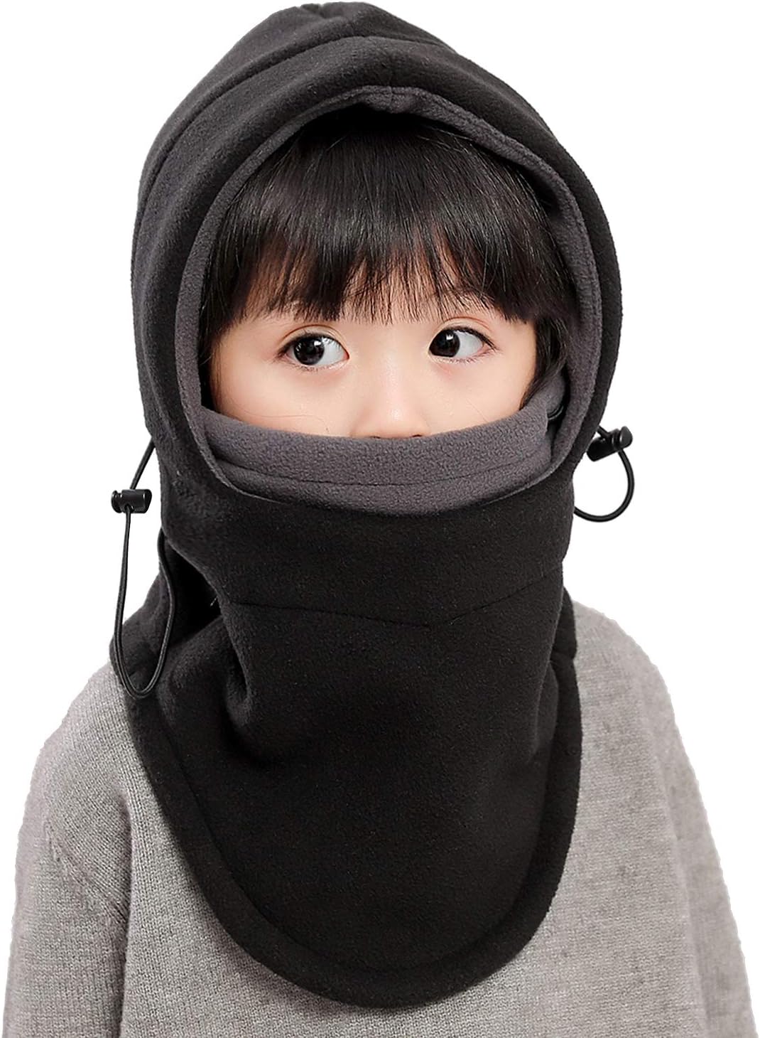 Kids Winter Windproof Cap Adjustable Full Face Cover