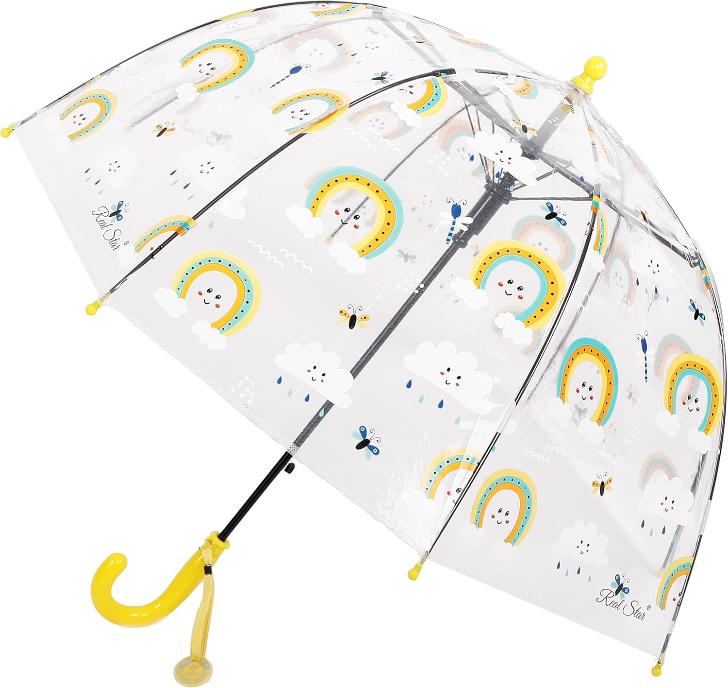 MRTLLOA Kids Bubble Umbrella with Curved Handle 1