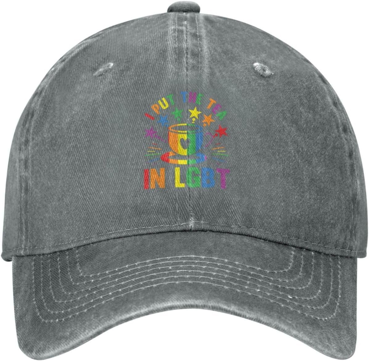 I Put The Tea In LGBT Baseball Cap for Men Women