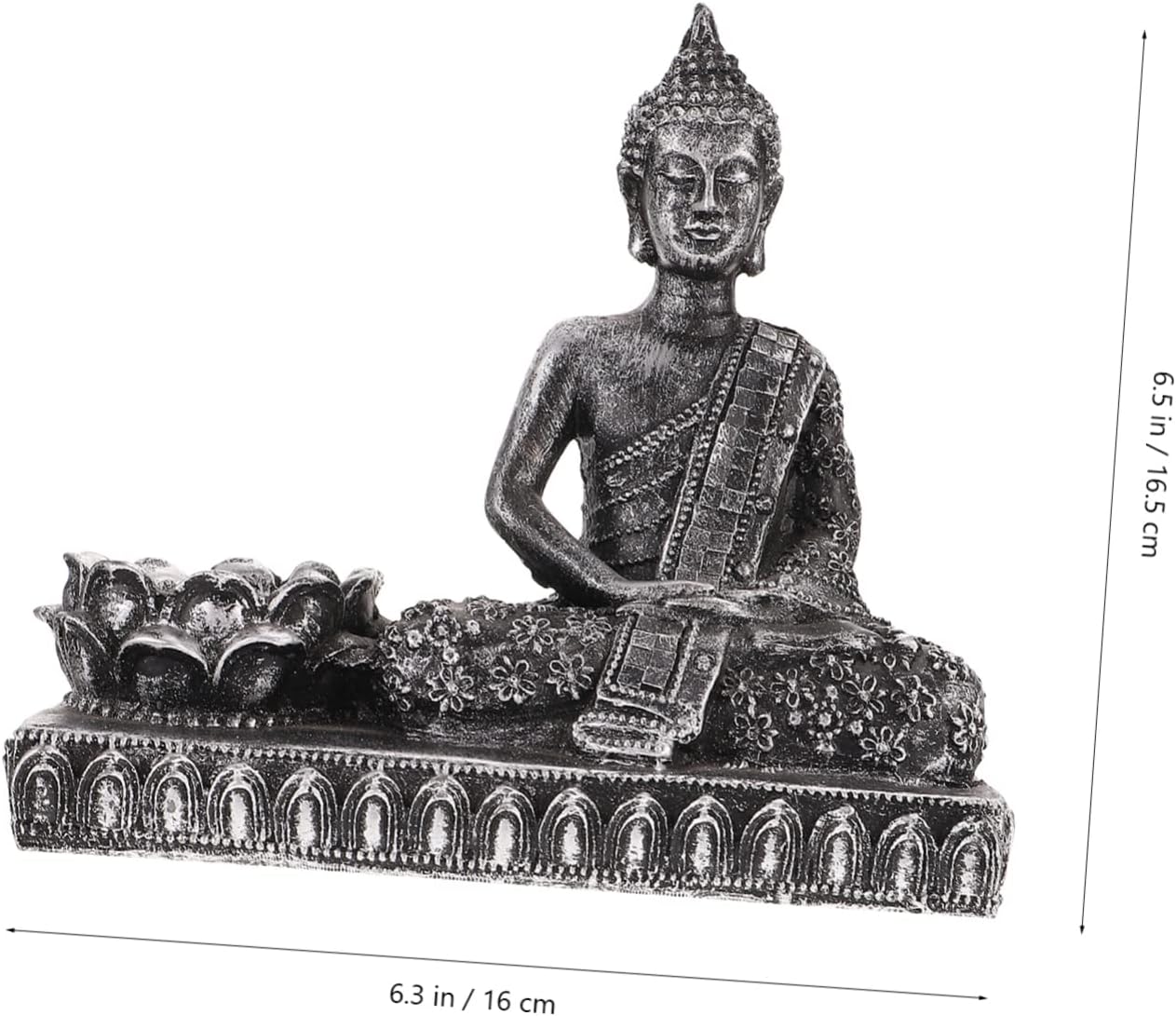 Holibanna Antique Buddha Statue Candle Holder Decor 1