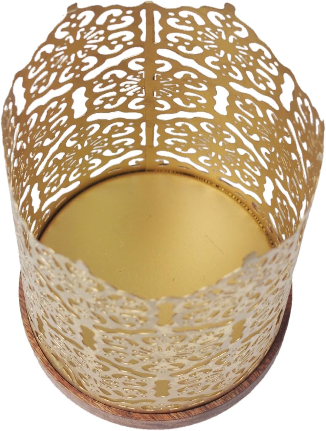 Hosley Gold Candlestick Holder 75 Inch High