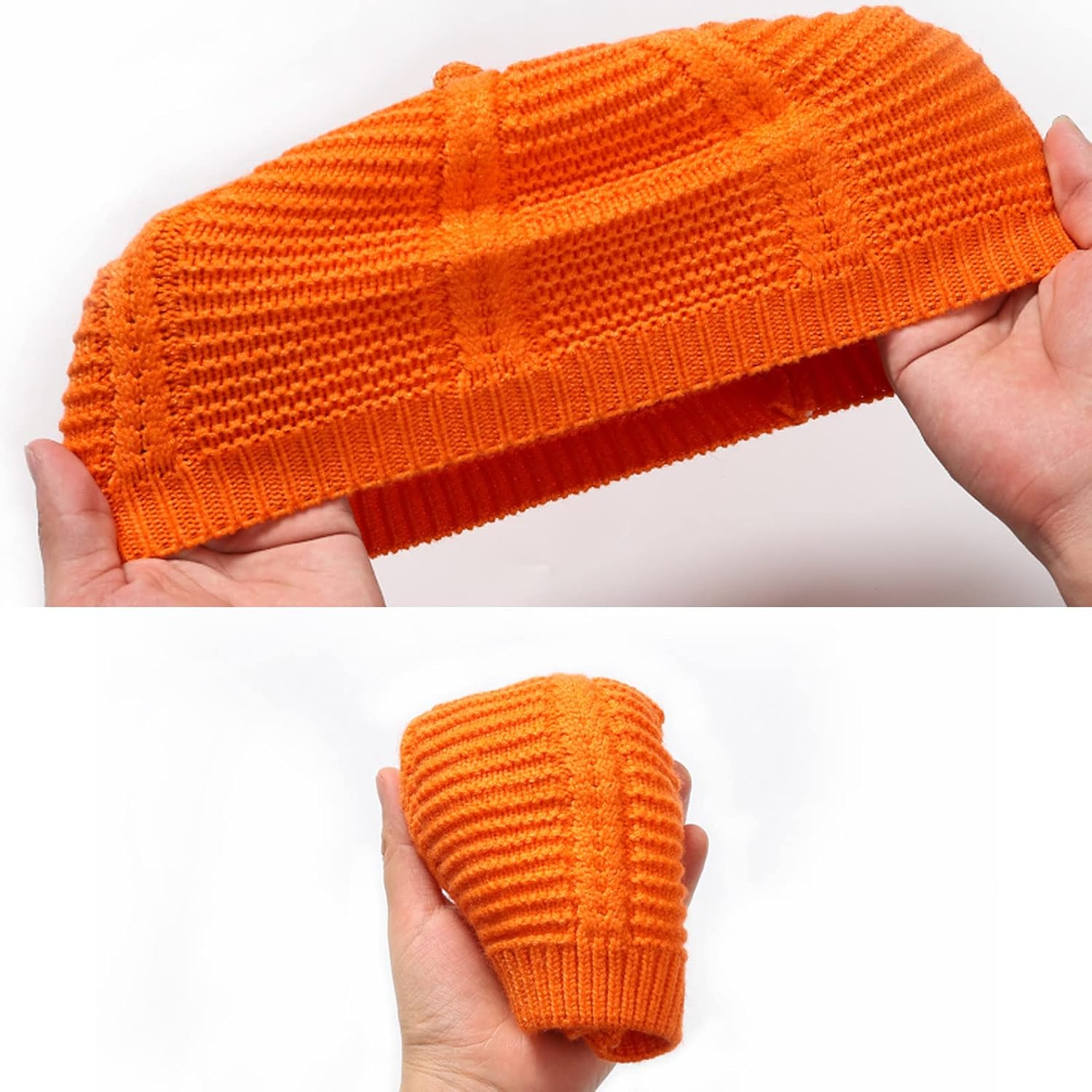 Little Girls Beret Hat Fashion Knitted Cap for Kids