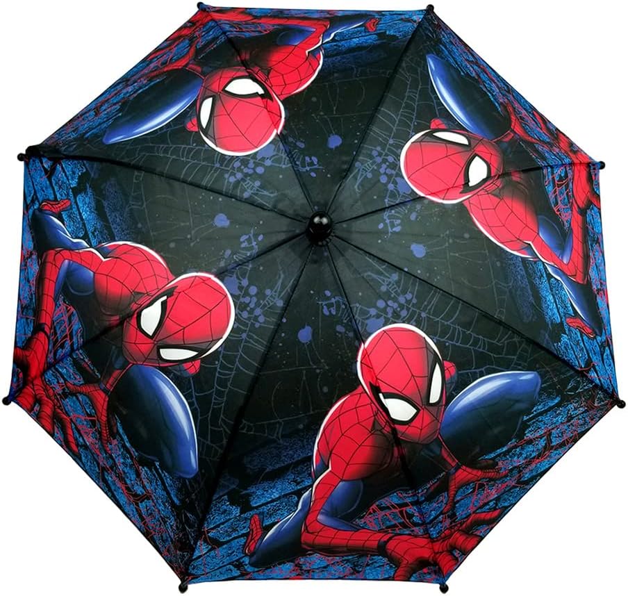 Spider-Man Kids Umbrella Black One Size 1