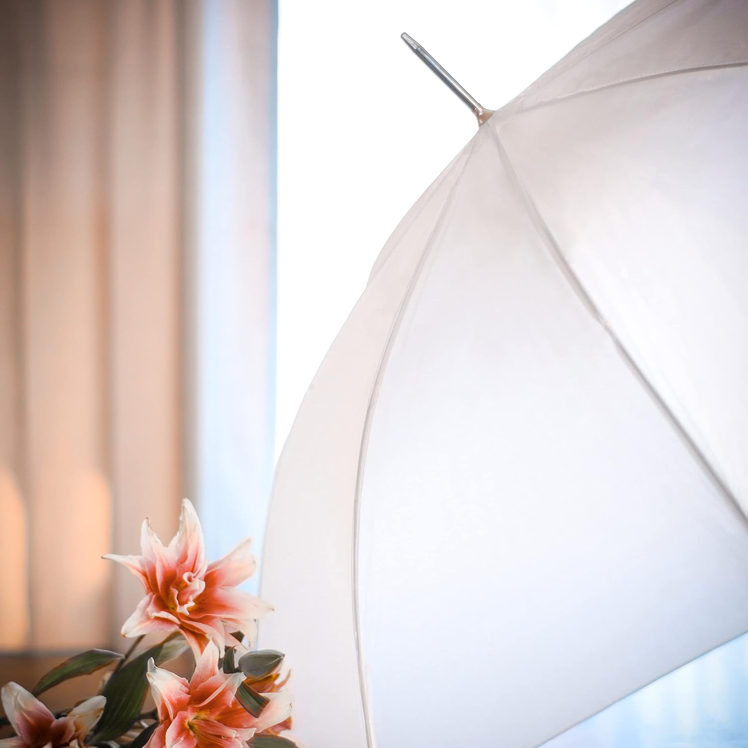 Anderson 48 Wedding Umbrella - 10 Pack White