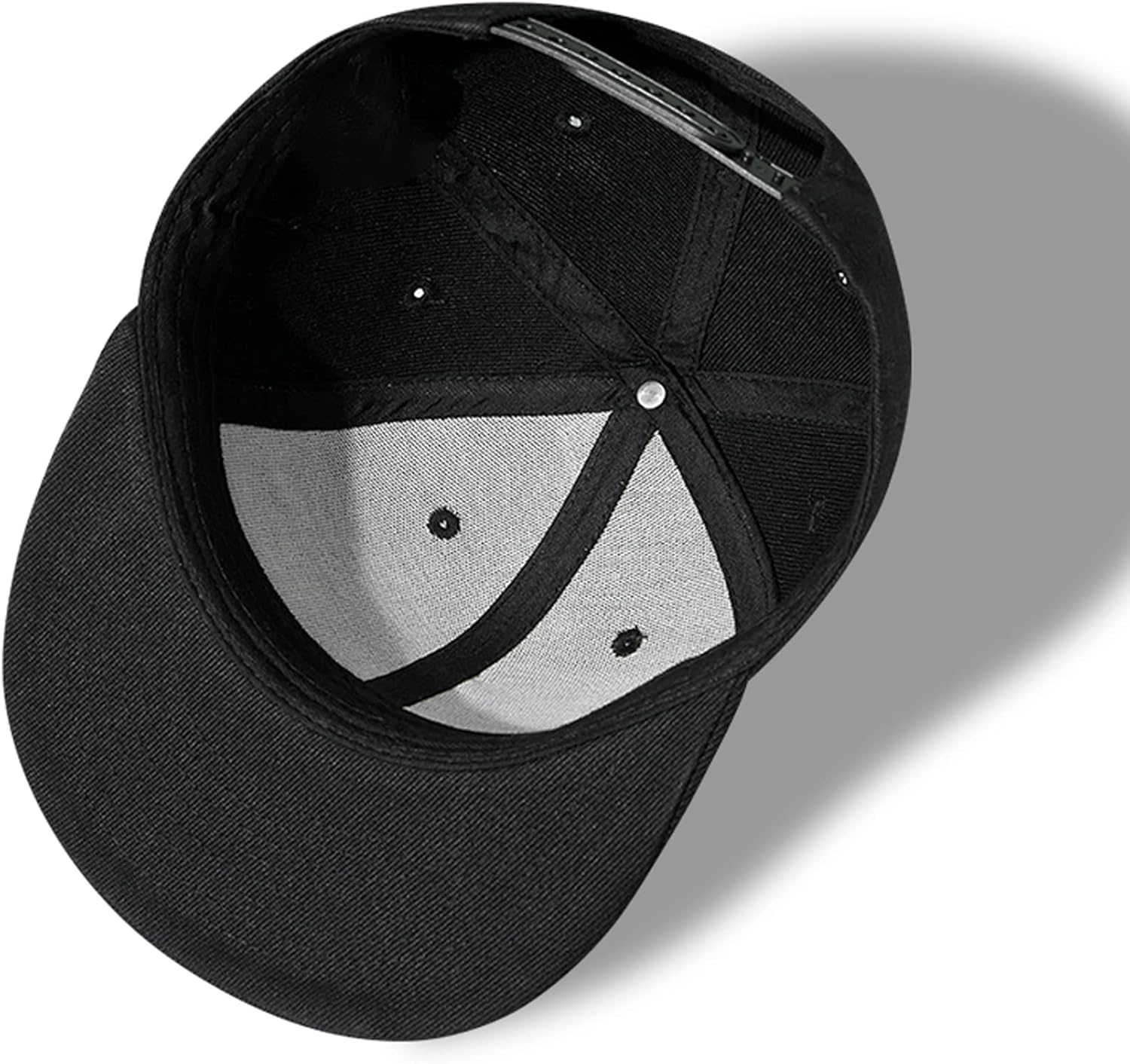 Adjustable Black Snapback Trucker Hat for Men 1