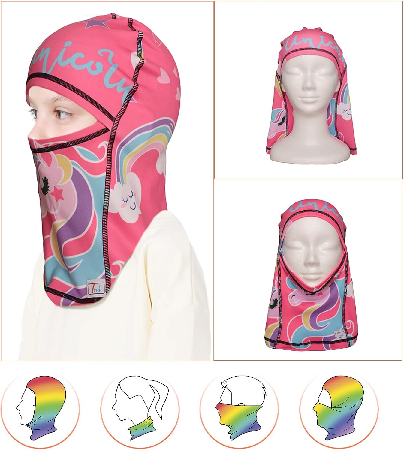 Kids Balaclava Ski Mask Winter Face Warmer for Boys Girls