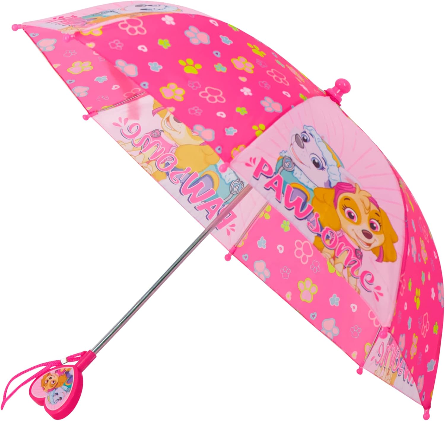 Nickelodeon Paw Patrol Girls Folding Umbrella Pink Ages 3-6